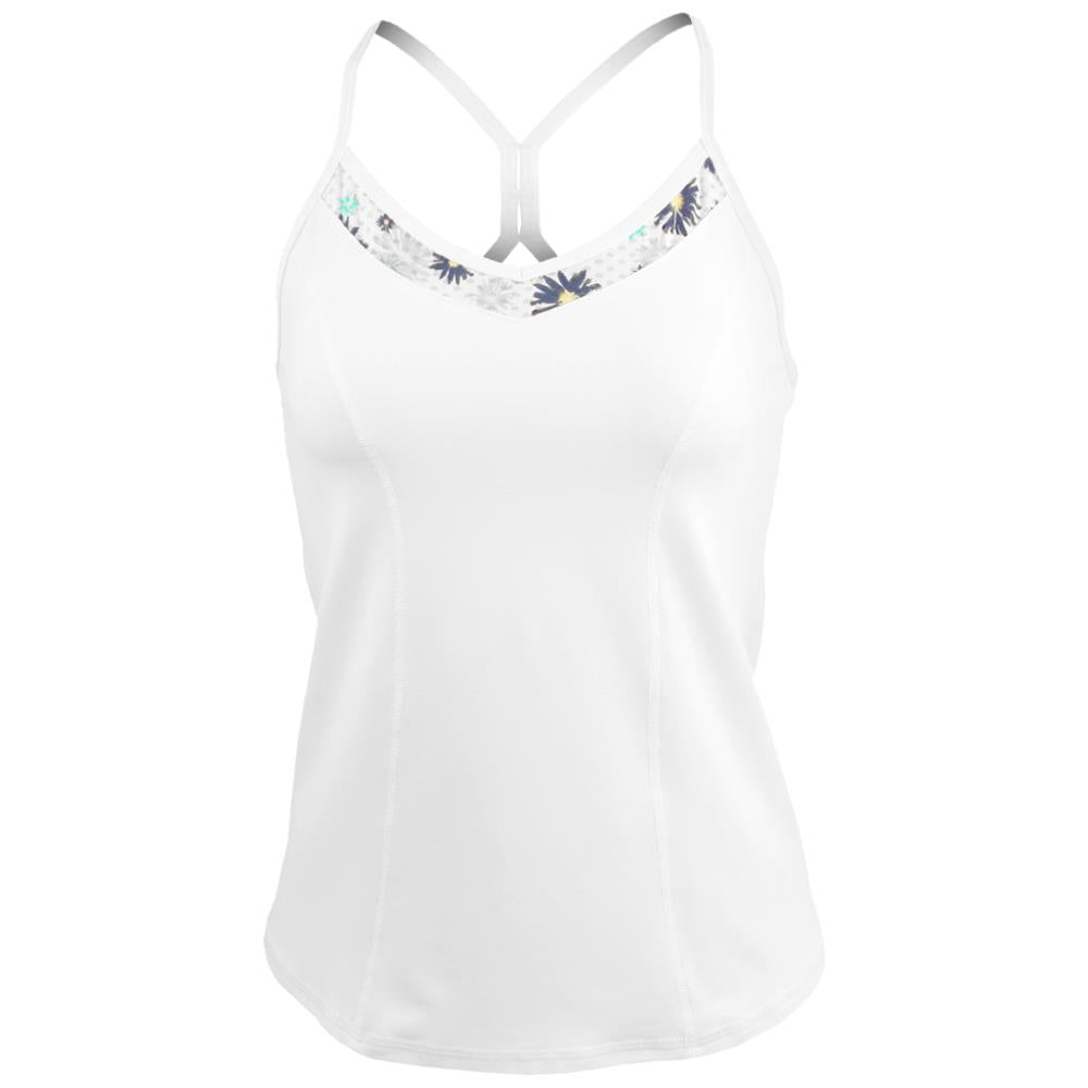 Lija Women's New Rules Volley Tank - White/Fleur、mySite、neckold
