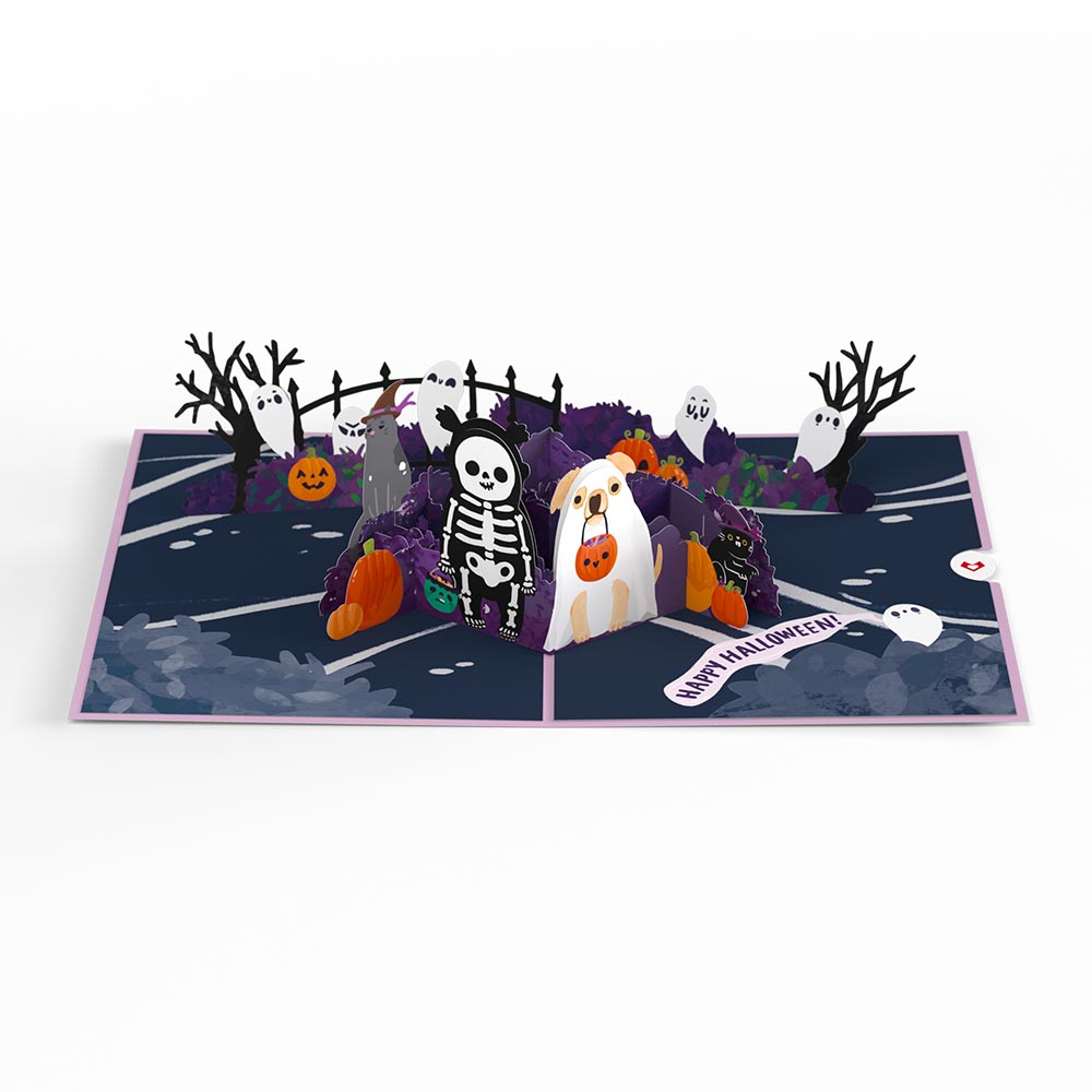 'Oohh, Spooky' Halloween Pop-Up Card、mySite、solidvoid