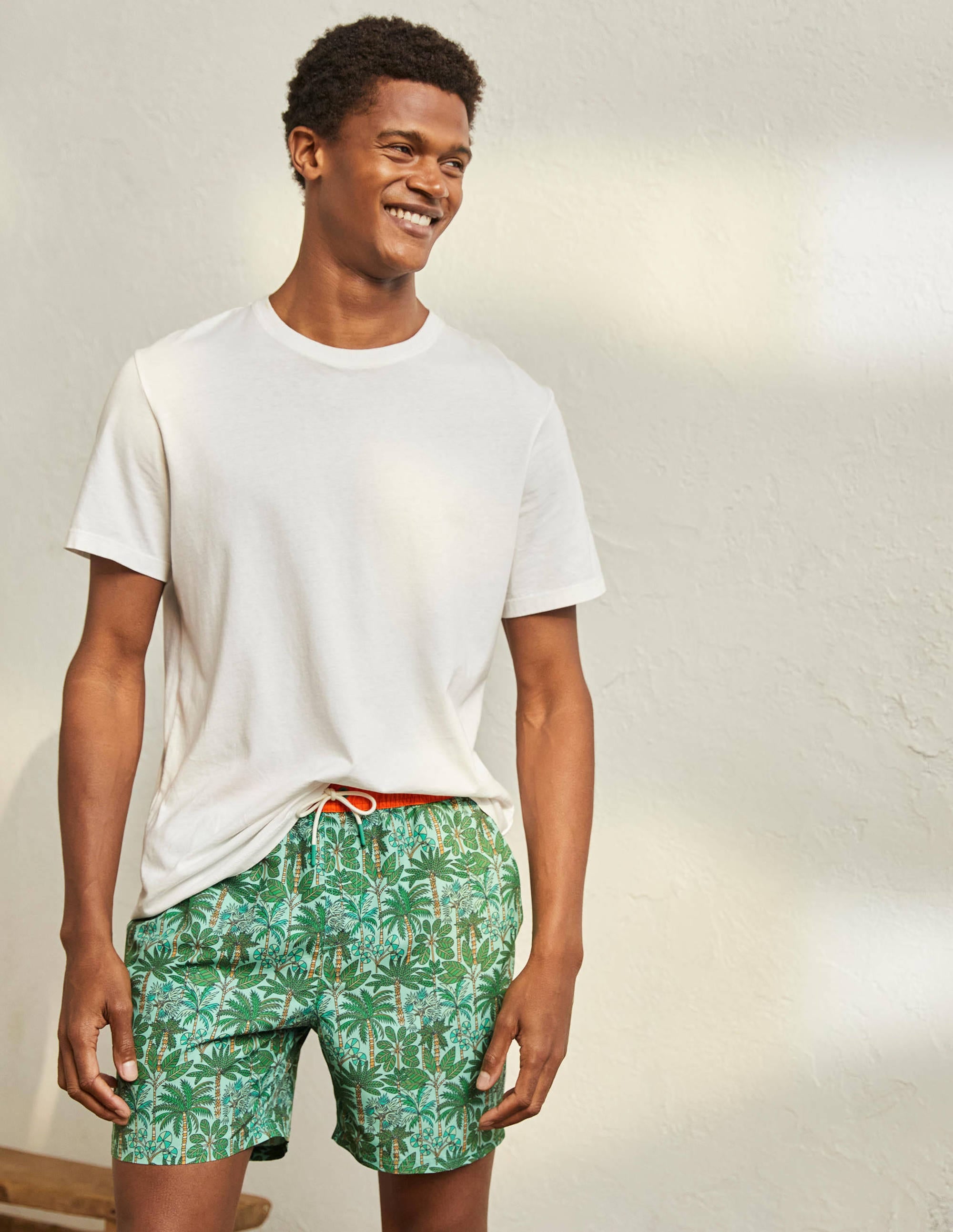  Swimshorts-Green Palm Tree、mySite、ashleygrahame