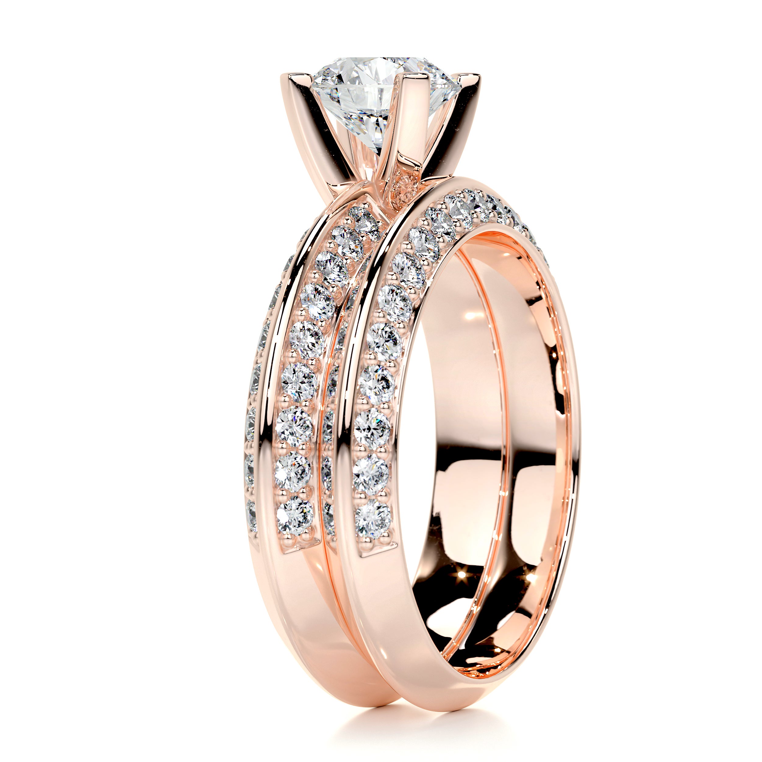 Eliana Diamond Bridal Set -14K Rose Gold、mySite、hinf8tx79