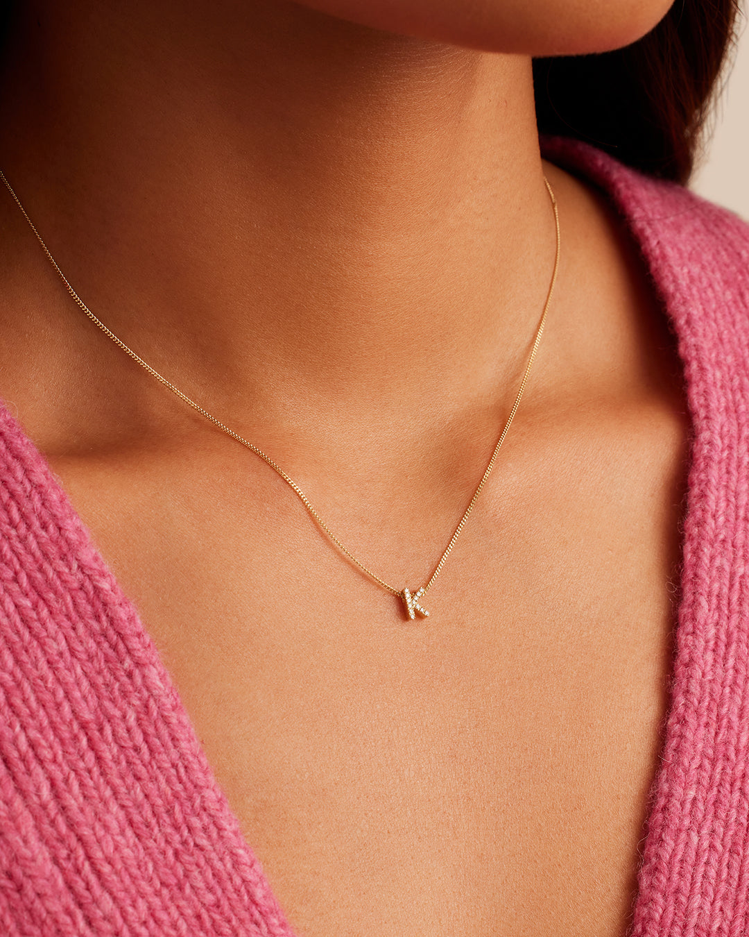 Diamond Alphabet Necklace、mySite、hinf8tx79