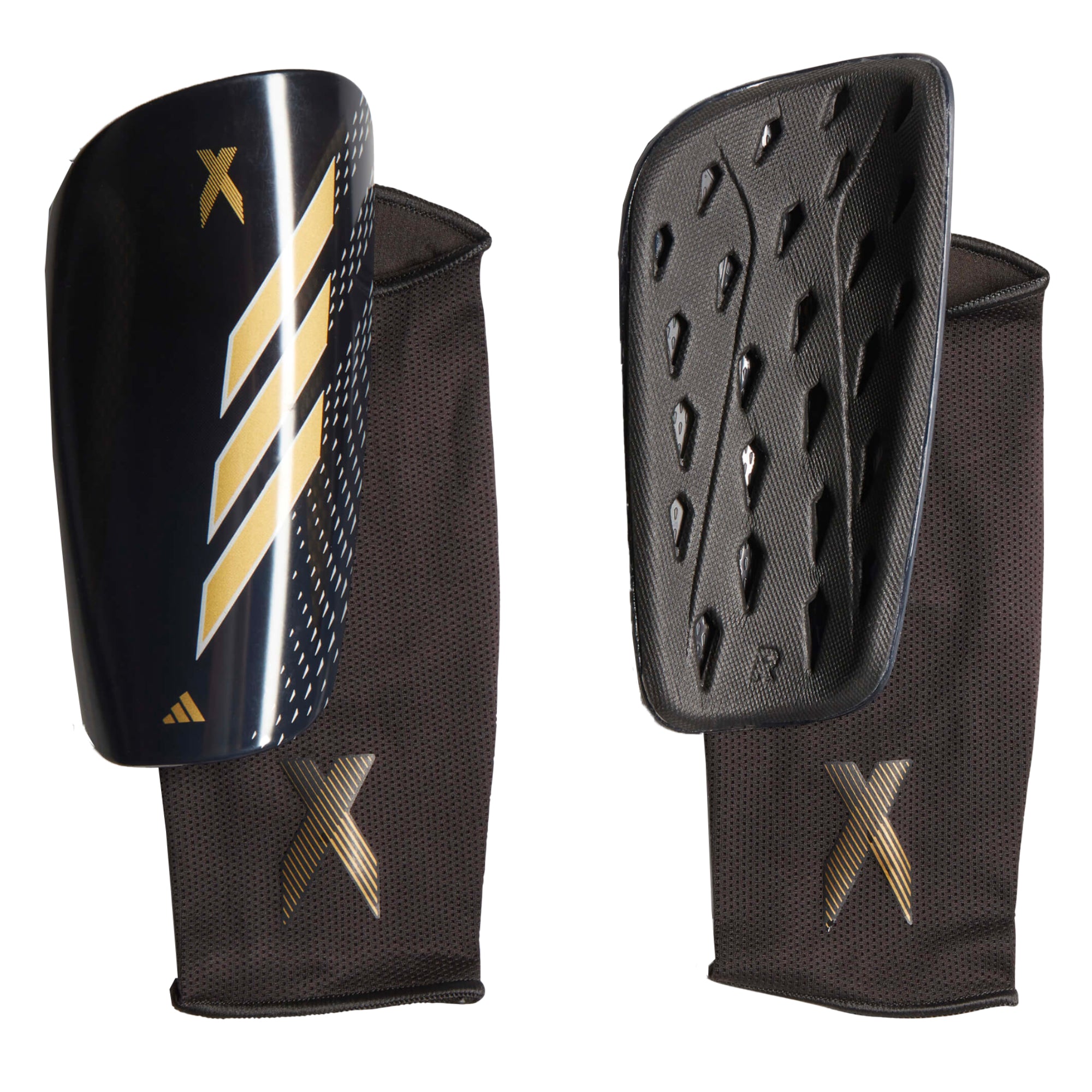adidas Men's X SG League Shin Guards Black/Gold、mySite、bottomscart