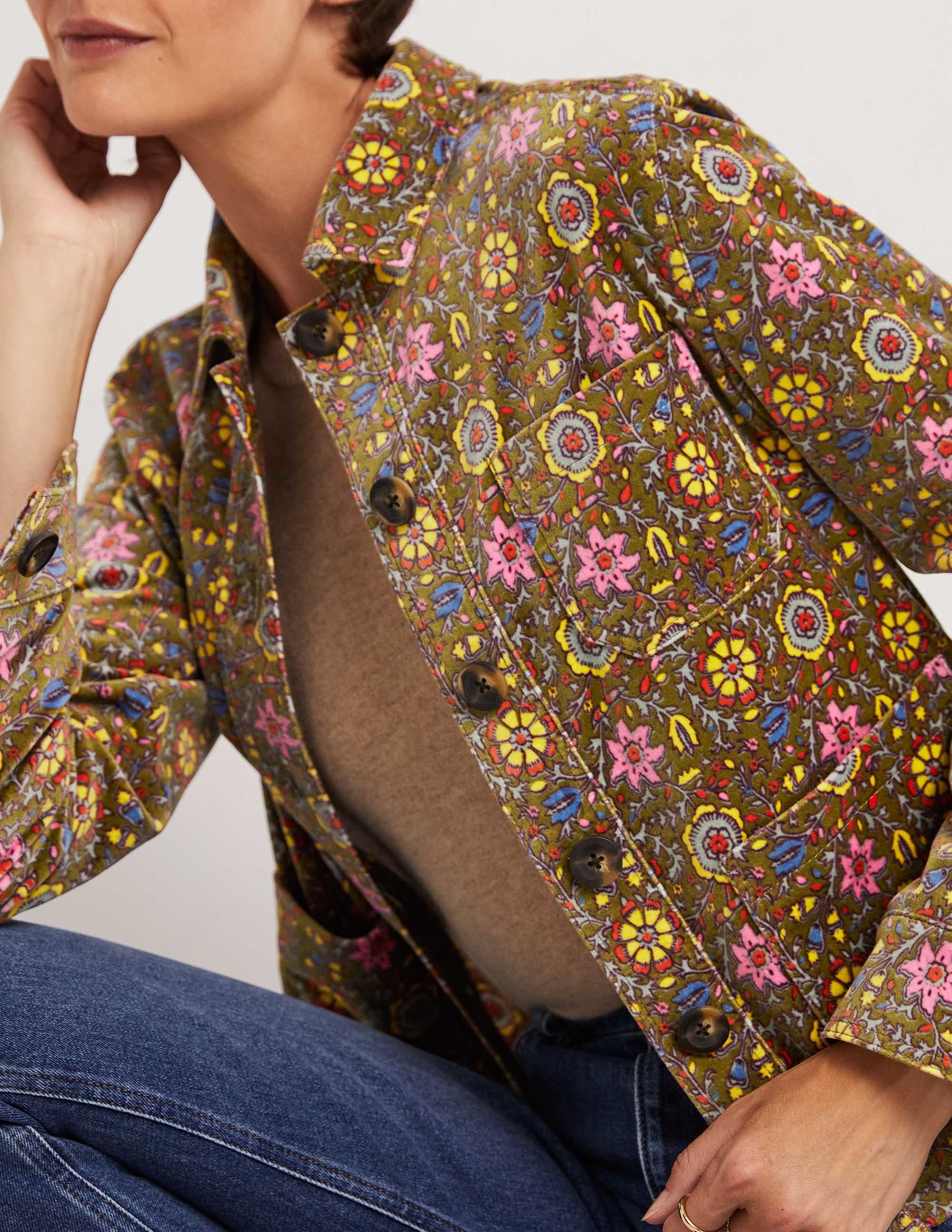  Velvet Chore Jacket-Sulphur Green, Enchanting Twig、mySite、ashleygrahame