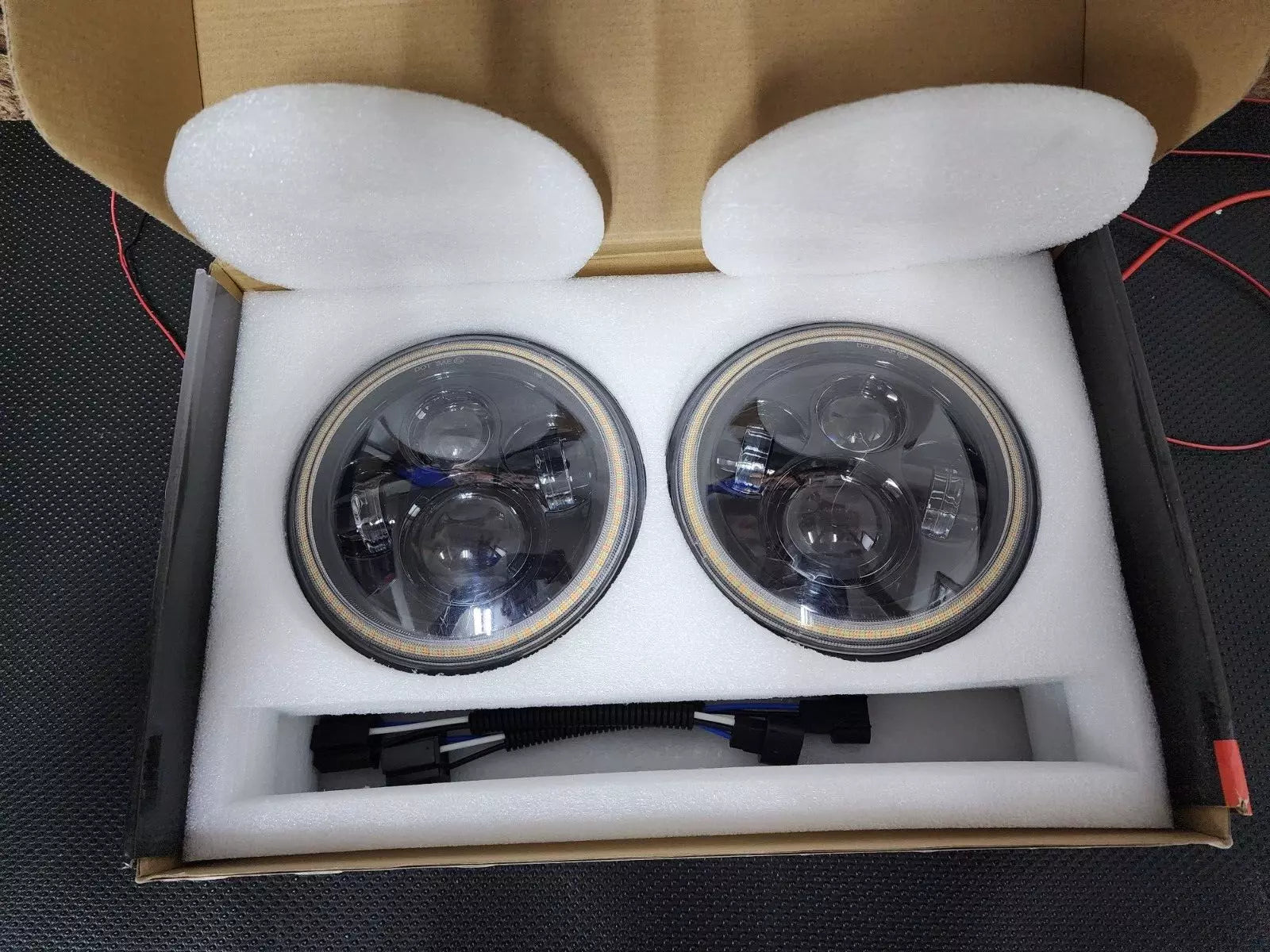 USED ORACLE 2007-2018 JEEP WRANGLER JK SWITCHBACK LED HALO HEADLIGHTS- 5769-123、mySite、nflplayoffbracketp