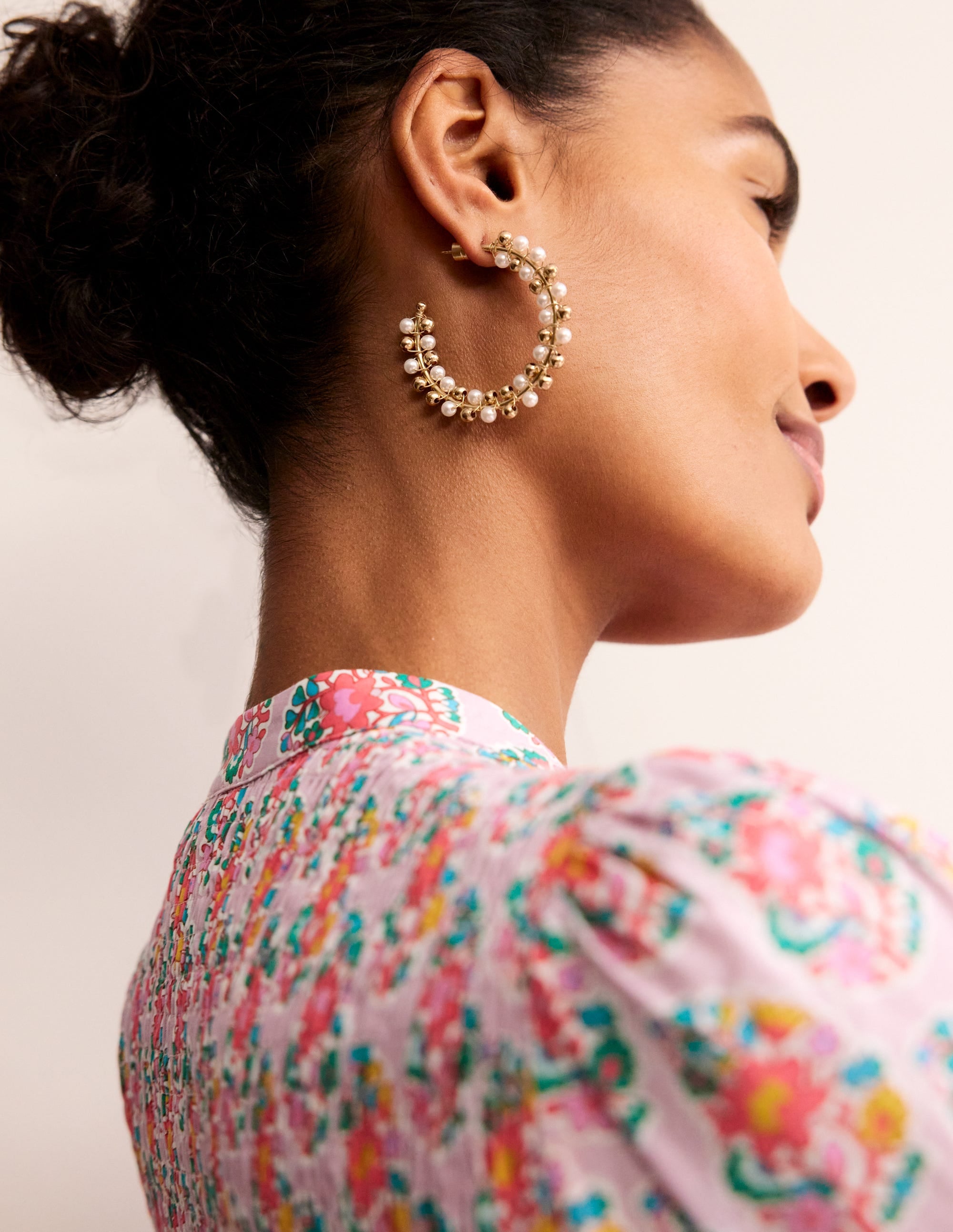  Beaded Hoops-Gold、mySite、ashleygrahame