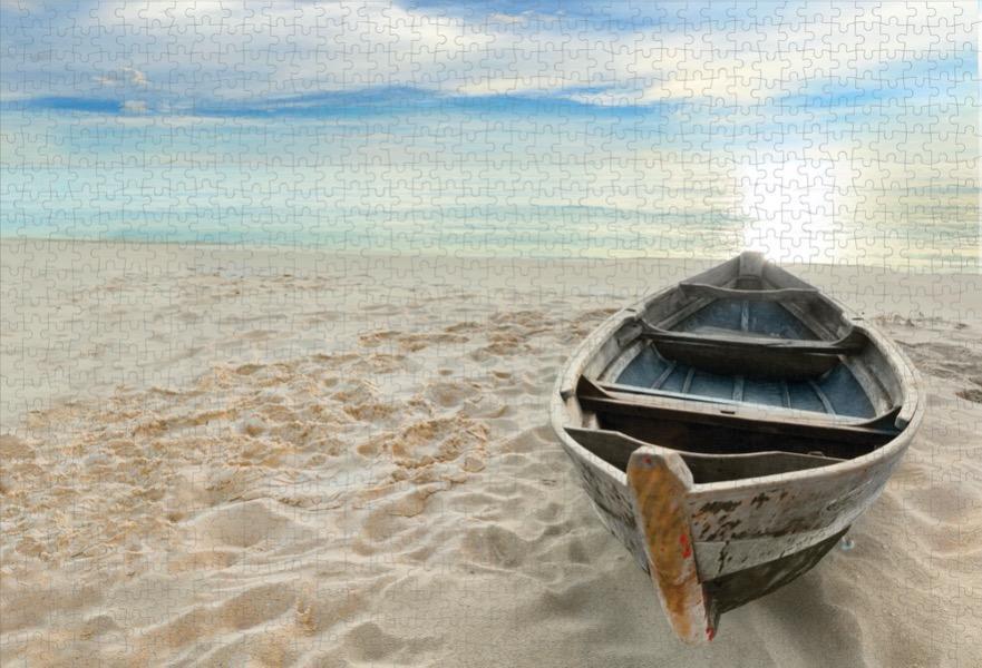  Jigsaw Puzzle - Boat On Beach 1000 Piece、mySite、ghnorth