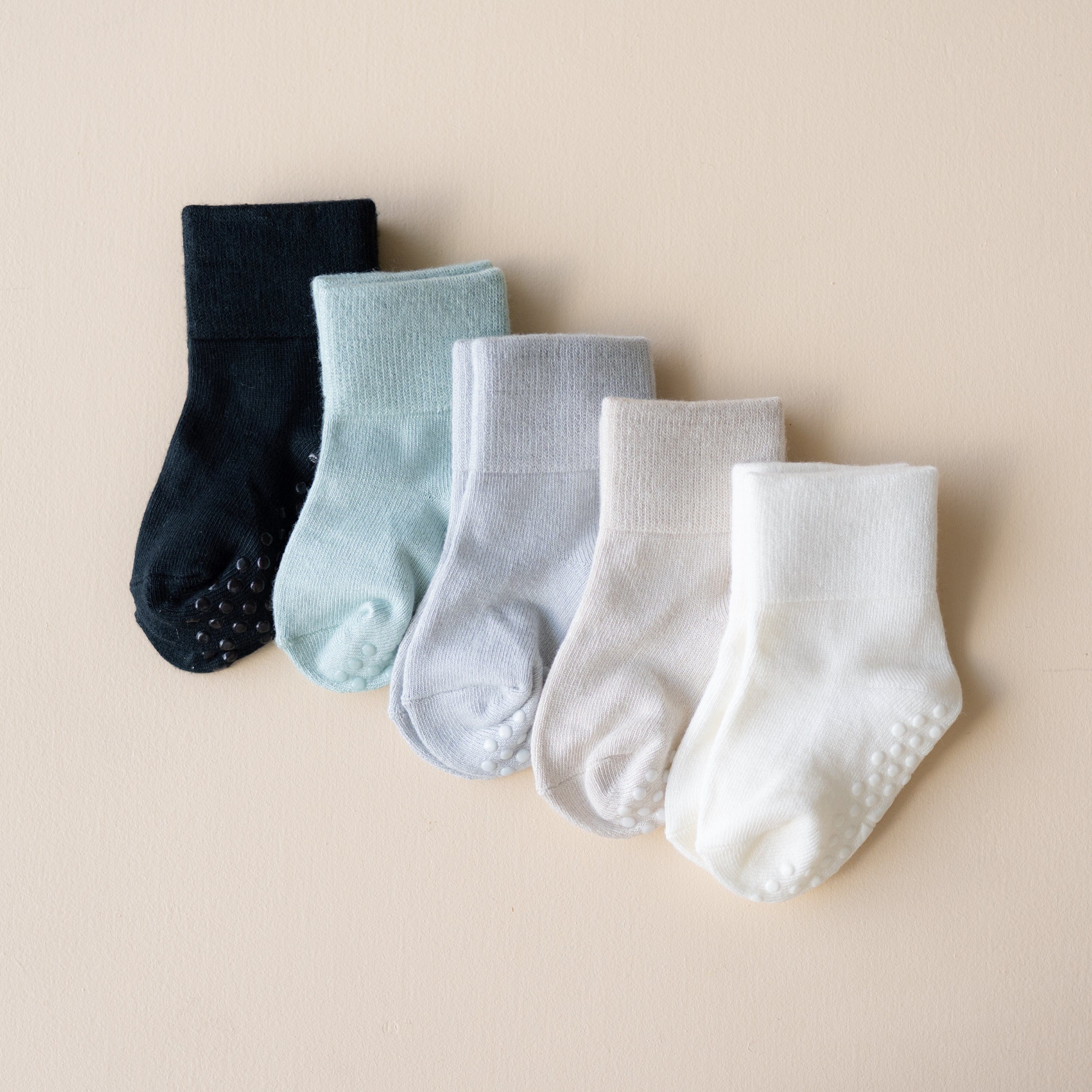  Quarter Socks Combo 5-Pack in Neutral set、mySite、layawaytickets
