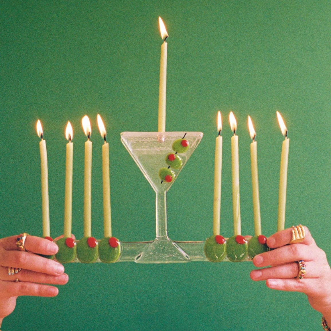 Dirty Martini Menorah by Susan Alexandra、mySite、topwebapps