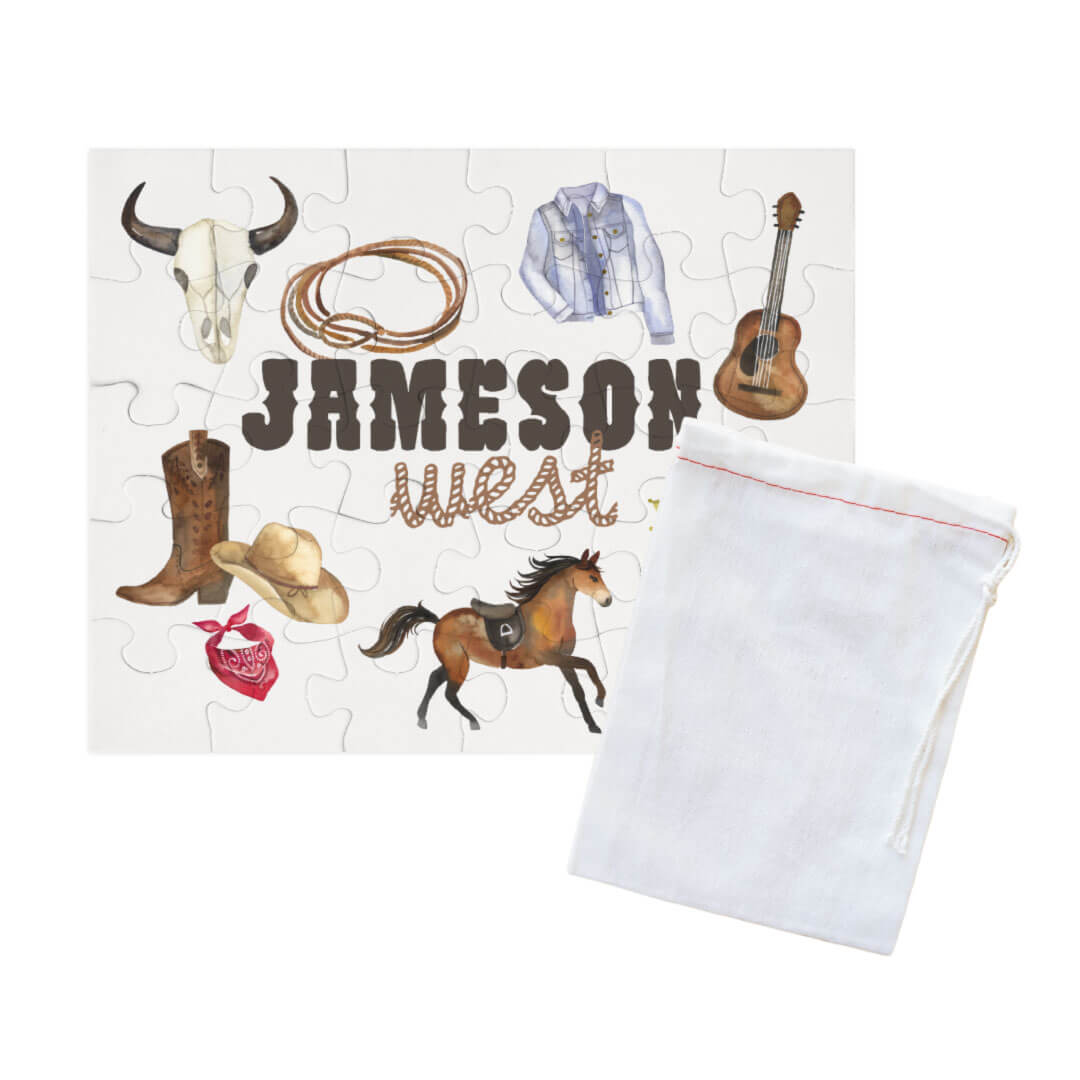  Kids Personalized 30 Piece Puzzle | Wild West、mySite、layawaytickets