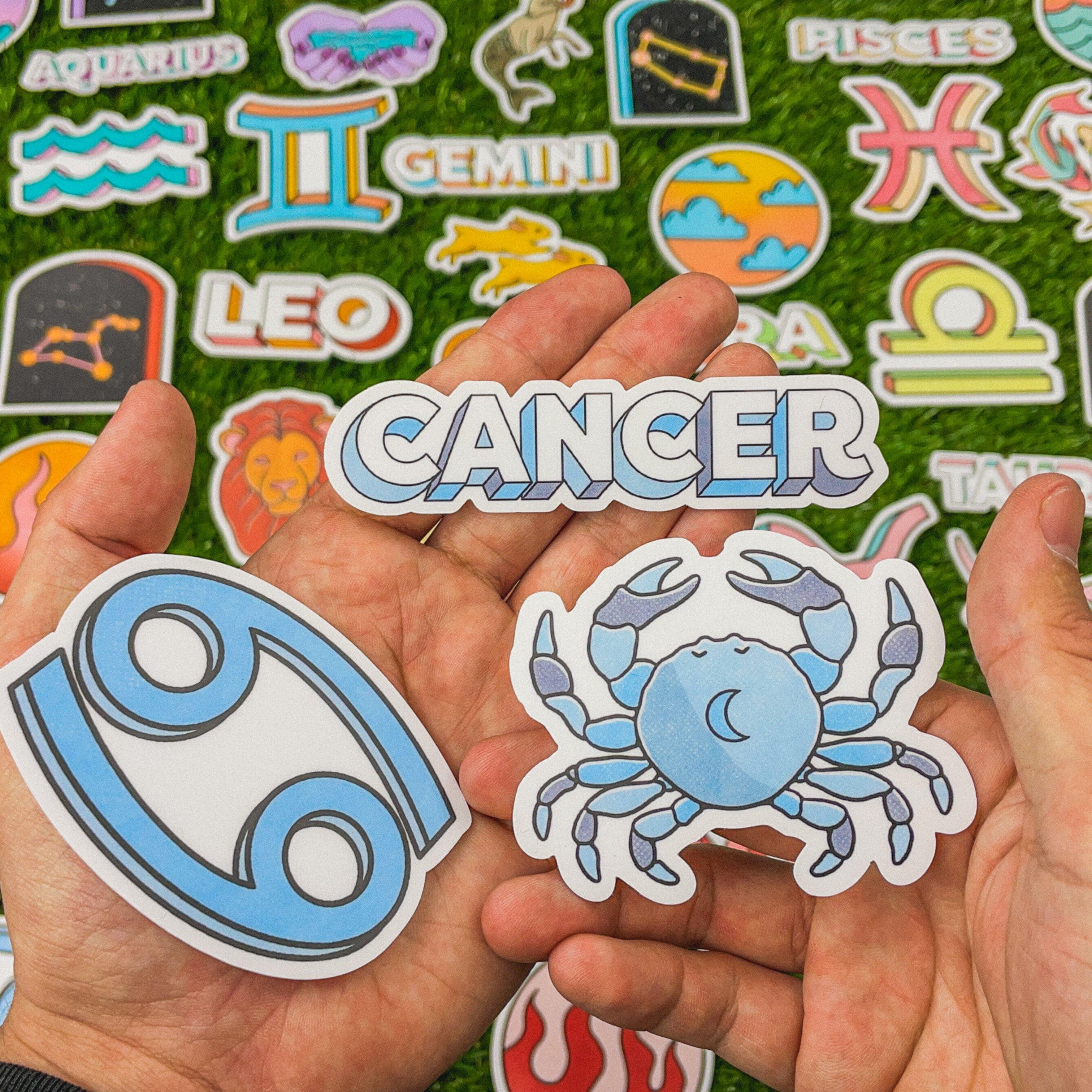  Cancer Zodiac Sticker 5 Pack、mySite、elrpsem3k
