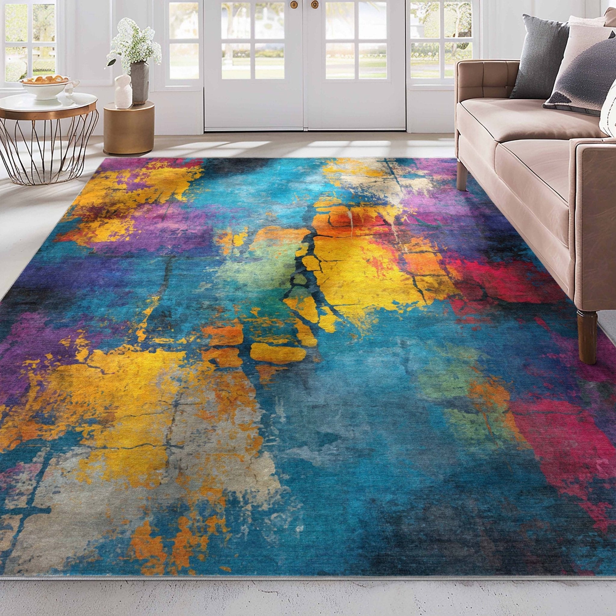 Apollo Énergie de Couleur – Vibrant Multicolor Rug、mySite、gigharbornorthrealestate