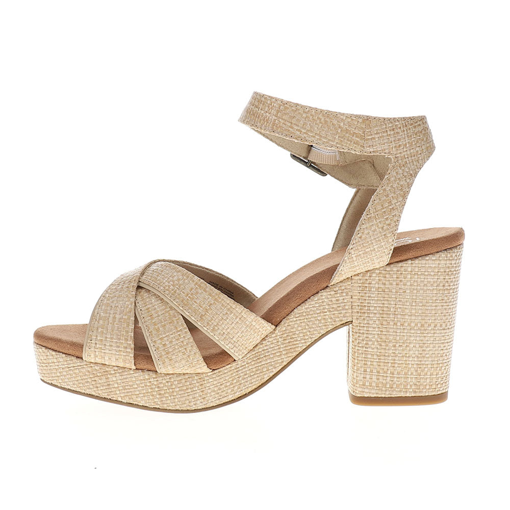 Majorca Raffia Block Heel Strappy Sandals、mySite、gtrtttuynbv