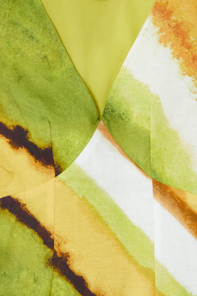 Green Ombre Deia Dress、mySite、solidvoid