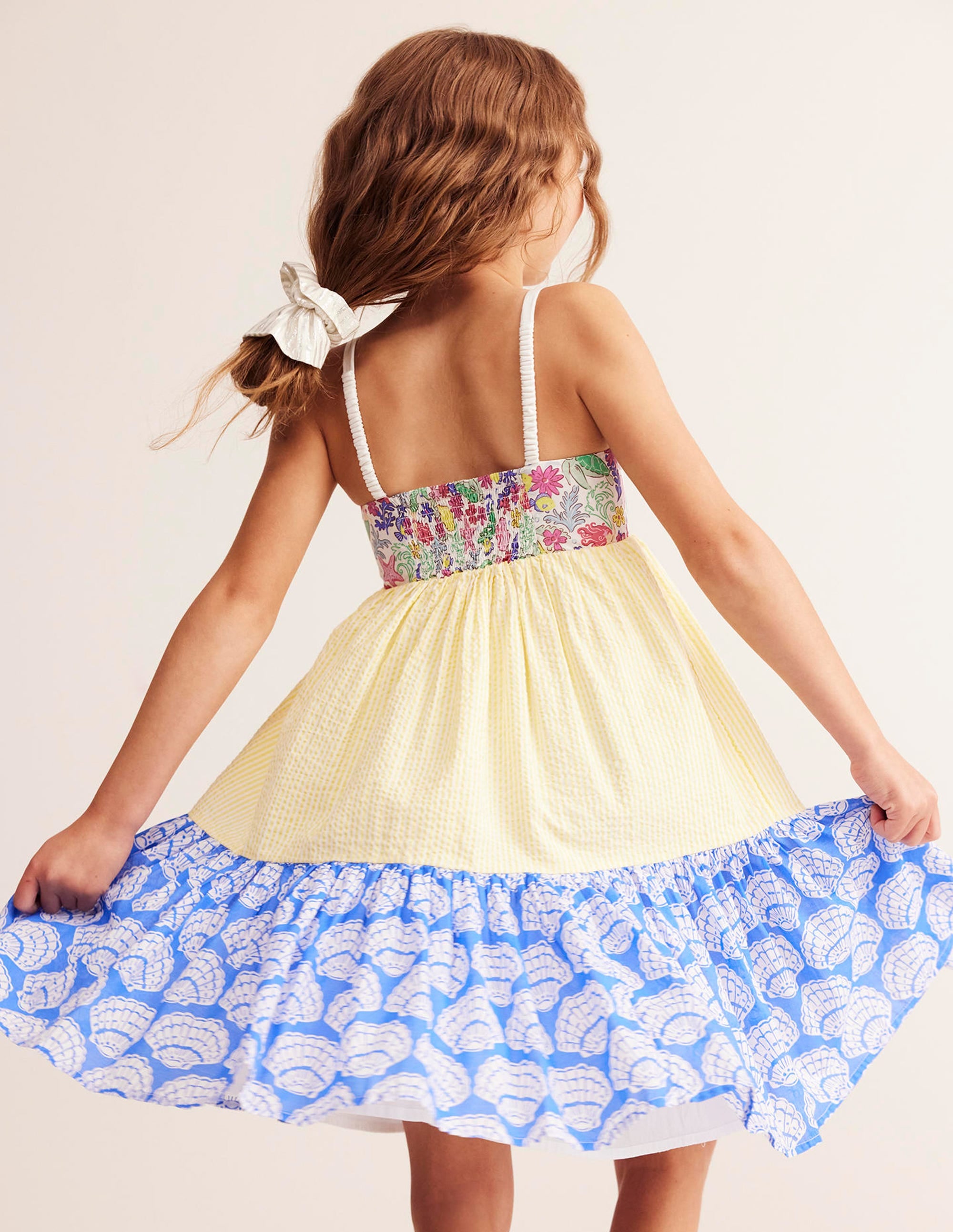  Hotchpotch Tiered Twirly Dress-Blue Seashell Hotchpotch、mySite、ashleygrahame