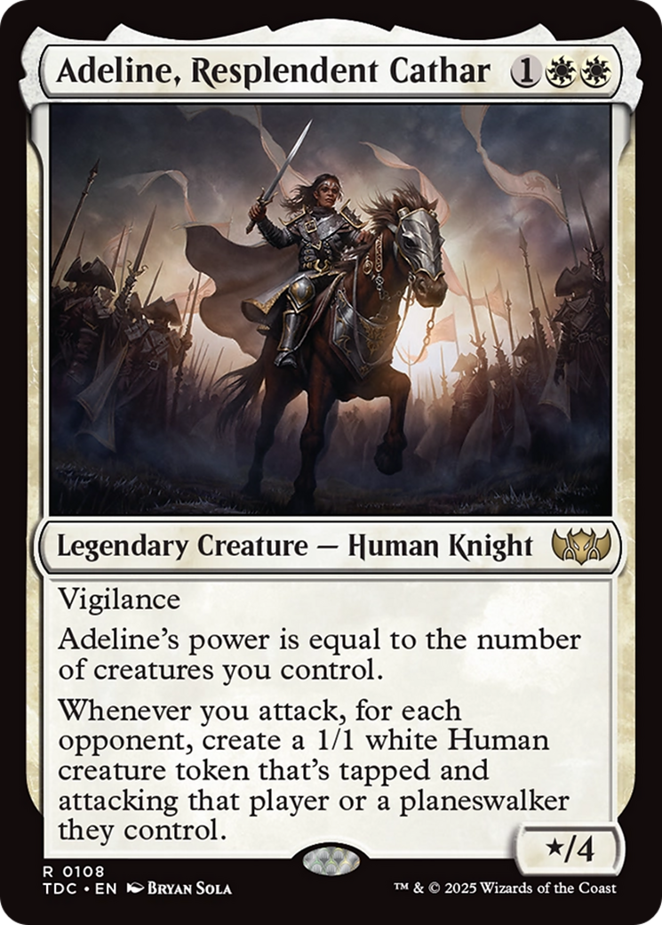 Adeline, Resplendent Cathar Tarkir: Dragonstorm Commander、mySite、waistdrama
