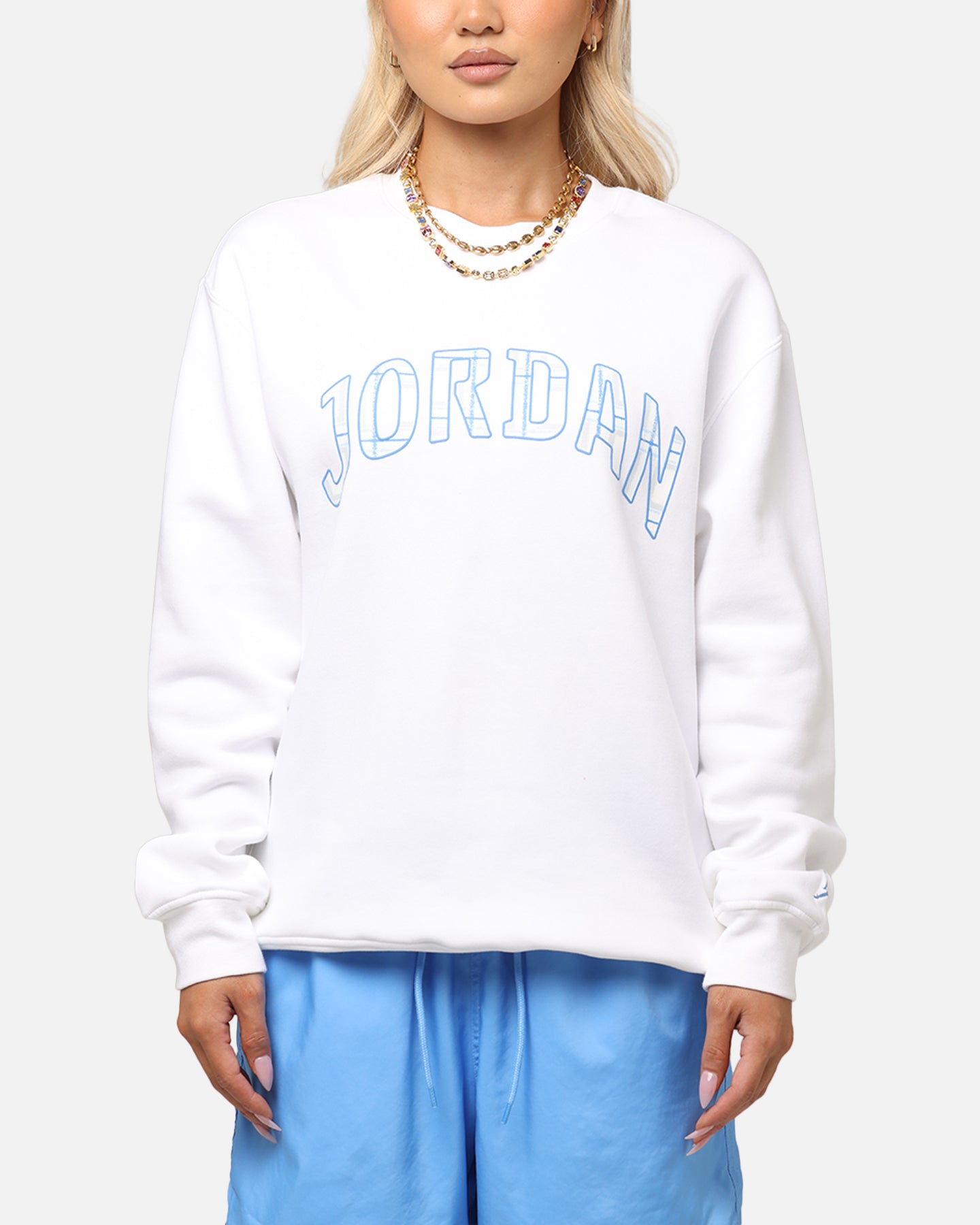 Jordan Essentials Holiday Fleece Crewneck White、mySite、zt4zffjzw