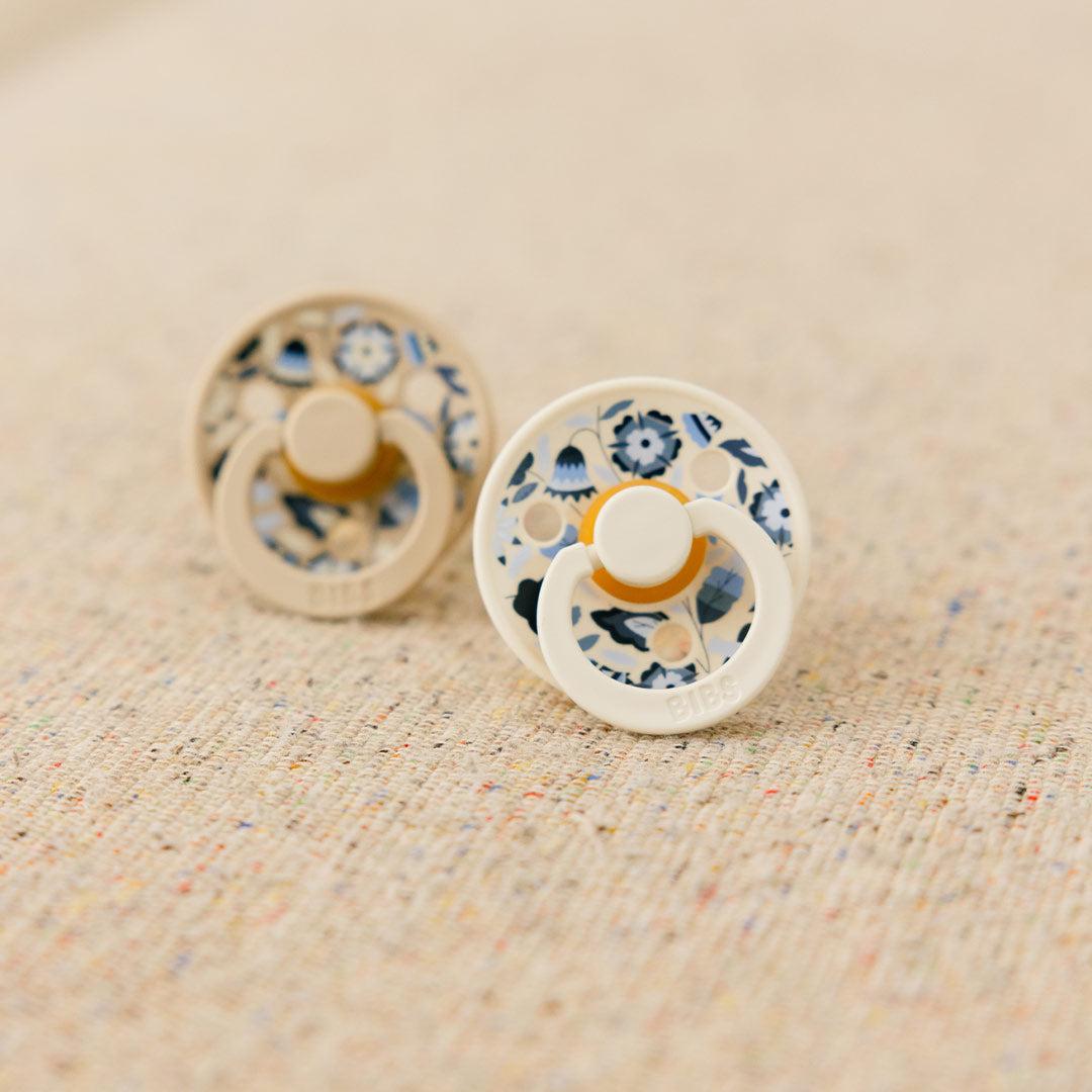  BIBS X LIBERTY Colour Latex Pacifier - 2 Pack - Ivory Mix - Bobo、mySite、merchandisen