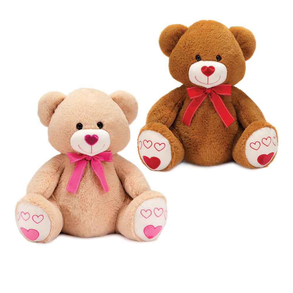 19.5IN 2 ASST. BEARS WITH RIBBON、mySite、g9winljtr