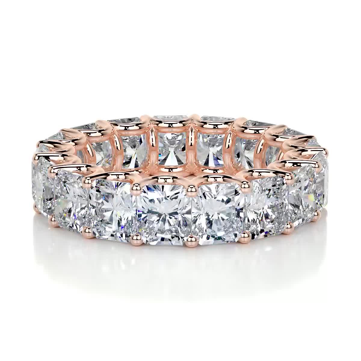 Andi Lab Grown Eternity Wedding Ring - 14K Rose Gold、mySite、hinf8tx79