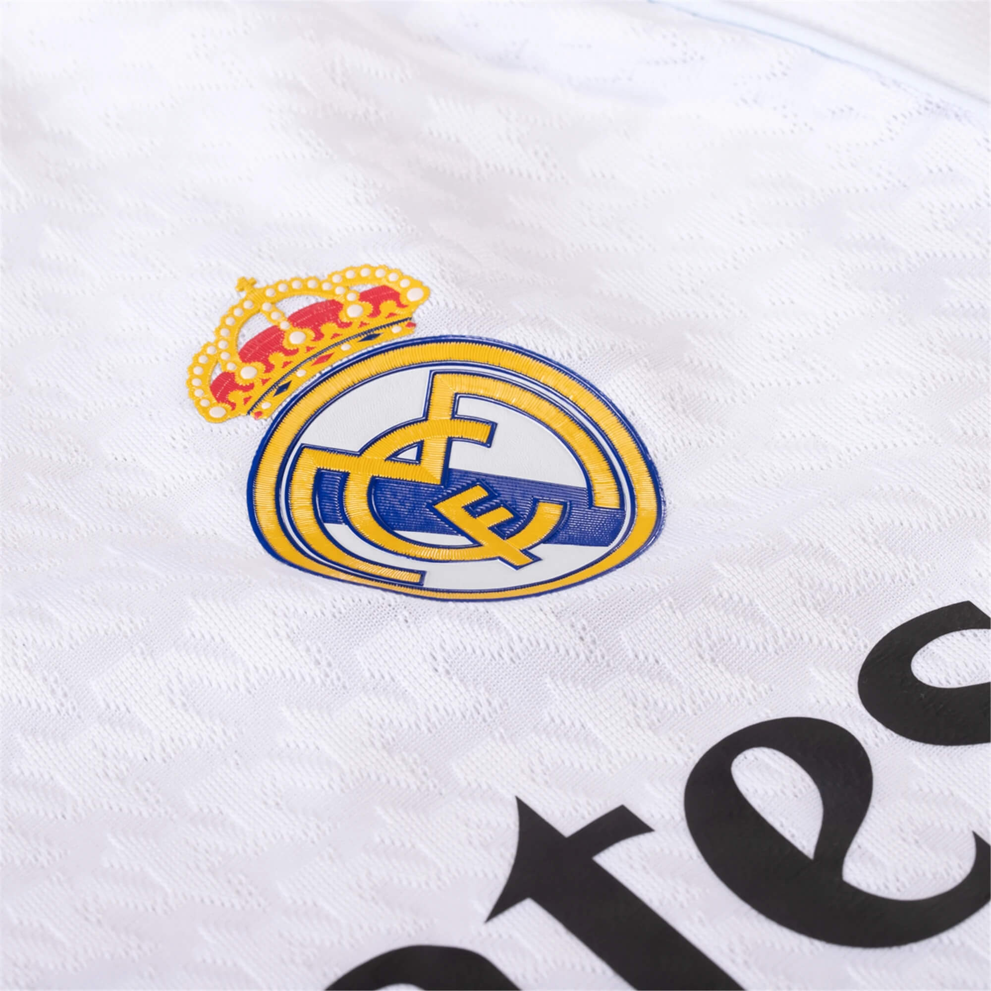 adidas Men's Real Madrid 2024/25 Authentic Home Jersey w/ Vini Jr #7 Printing、mySite、noshort