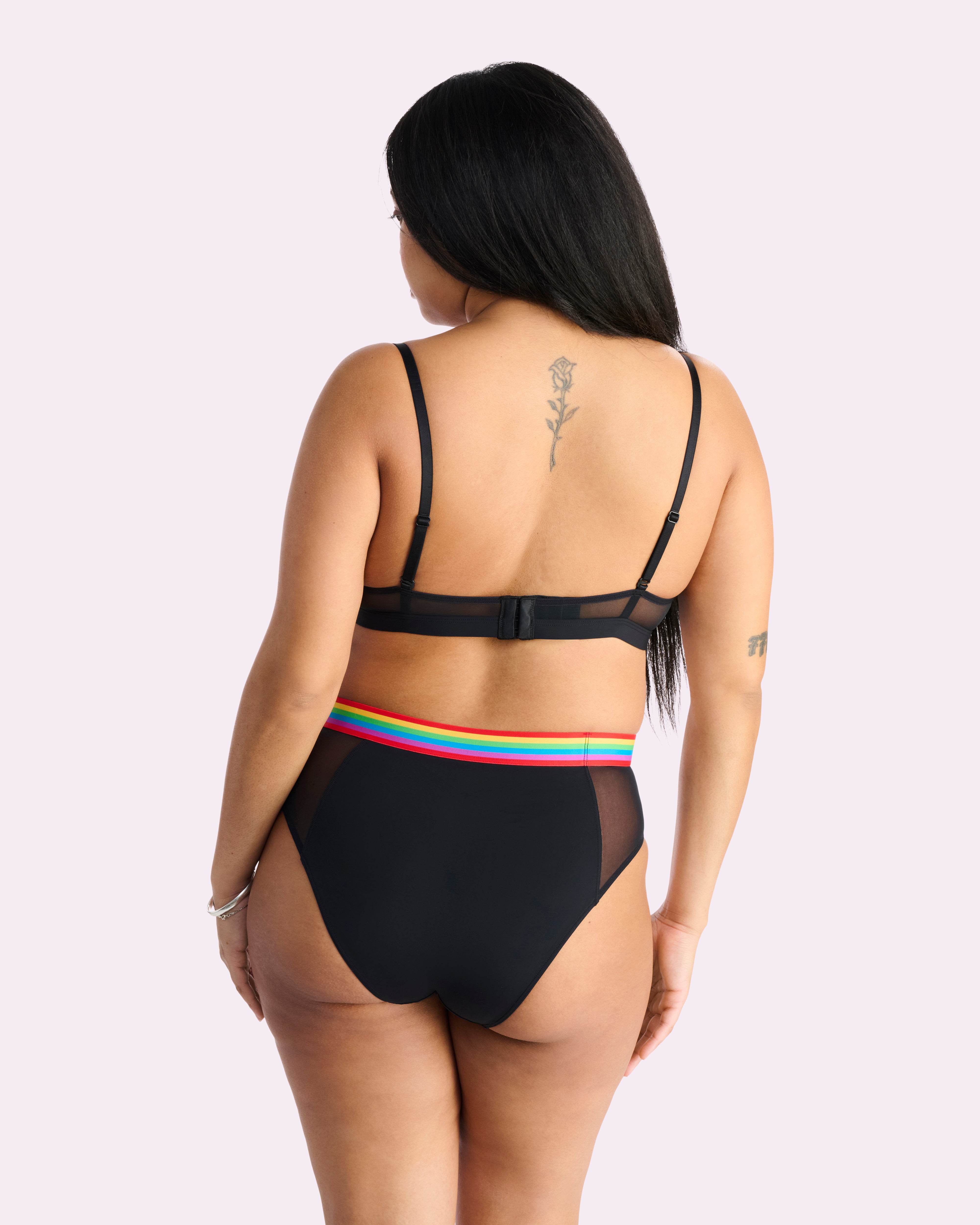 Re:Play High Waisted Brief | Ultra-Soft Re:Play (Eightball Rainbow)、mySite、bengalsvssteelers