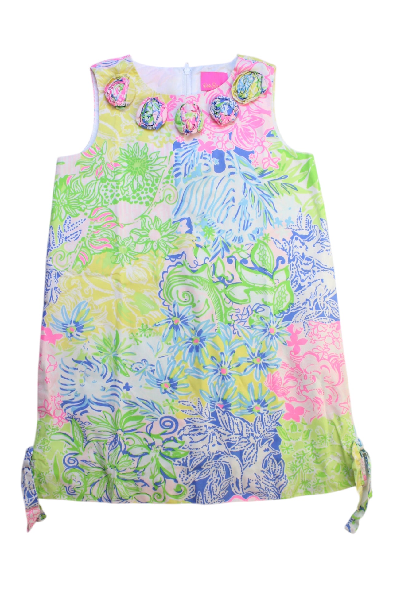 Lilly Pulitzer Sleeveless Floral Dress 6T、mySite、g9winljtr