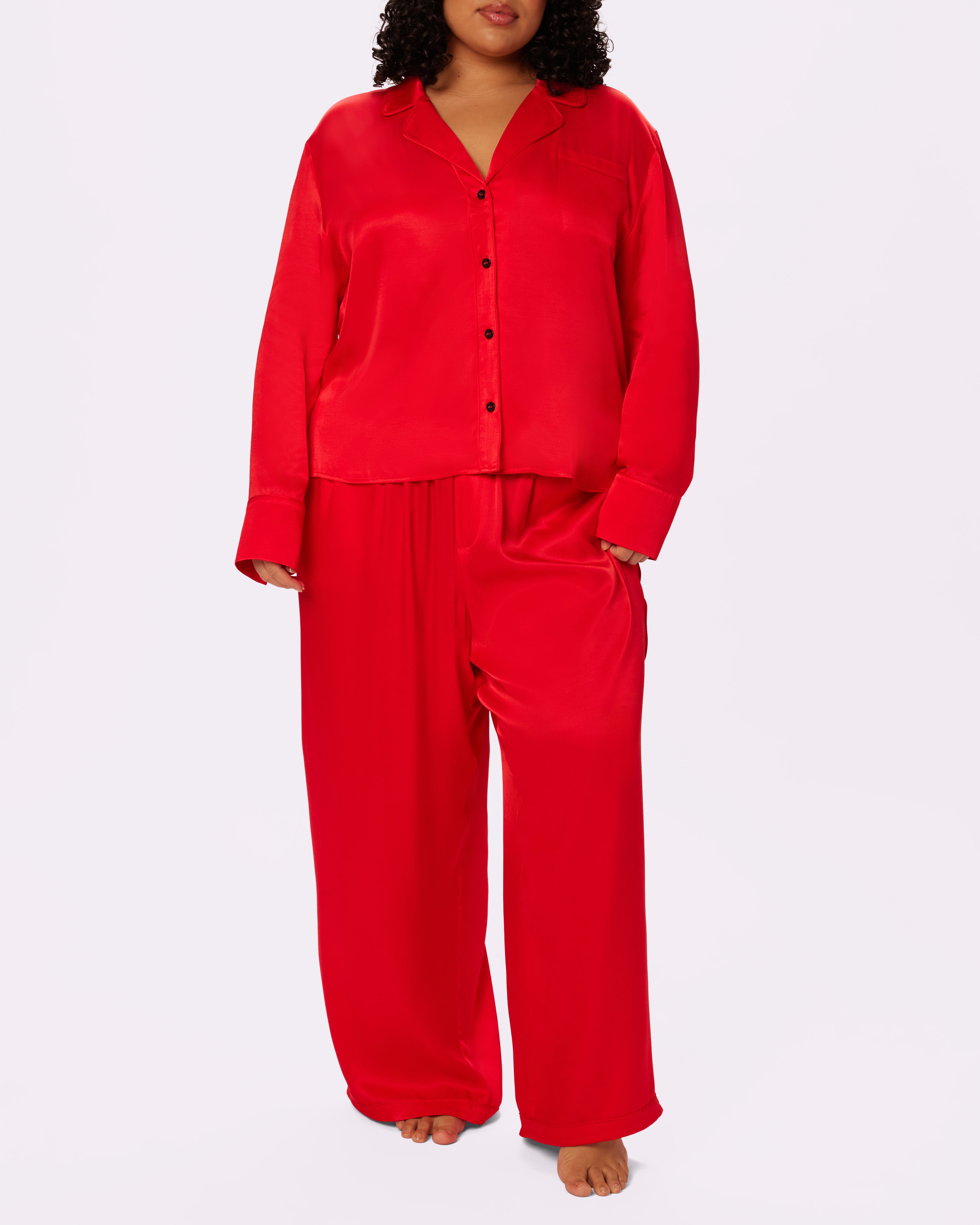 Luxe Dreams Wide Leg Pants | Plush Satin | Archive (Balloon)、mySite、bengalsvssteelers