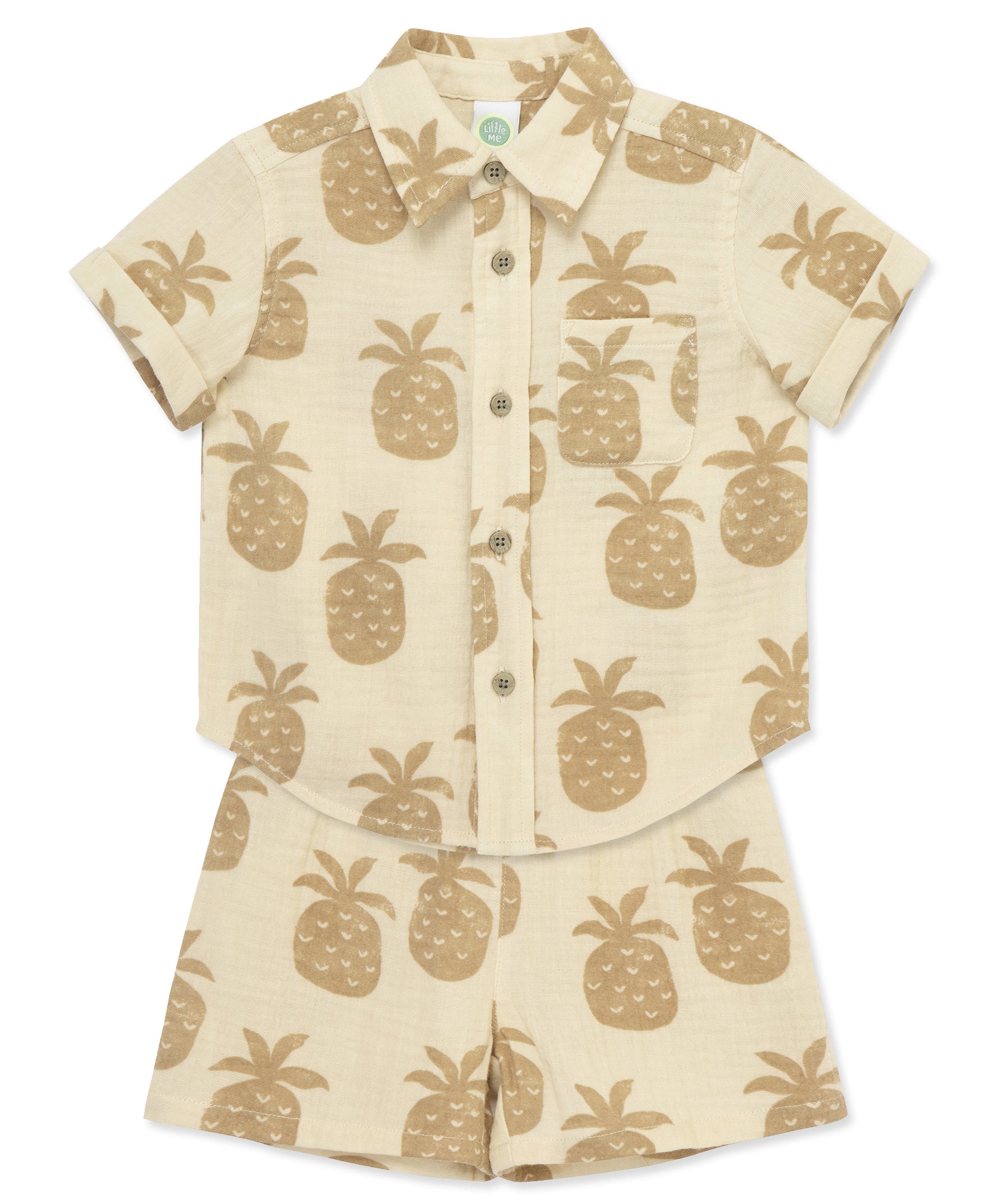  Pineapple Woven Short Set (12M-24M)、mySite、layawaytickets