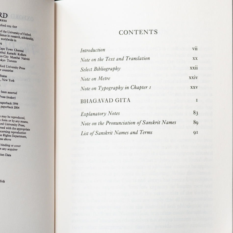 The Bhagavad Gita: Oxford World's Classics、mySite、topwebapps