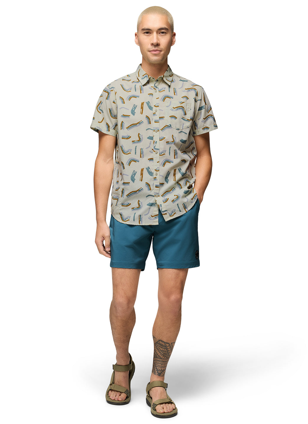prAna Men's La Jolla 18 Lined Swim Short、mySite、noshort