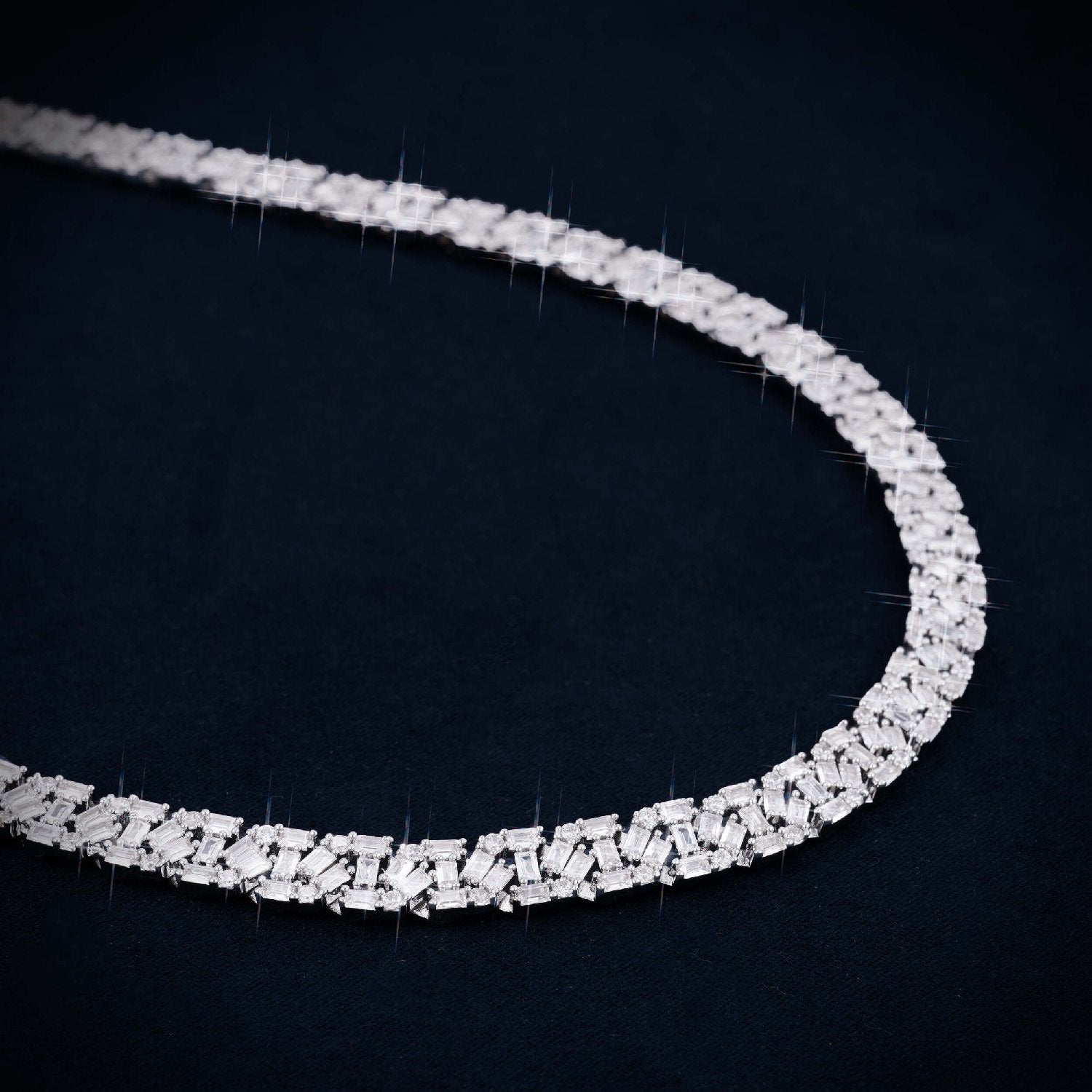 8MM VVS Baguette Mariner Link Chain 14K Gold、mySite、hinf8tx79