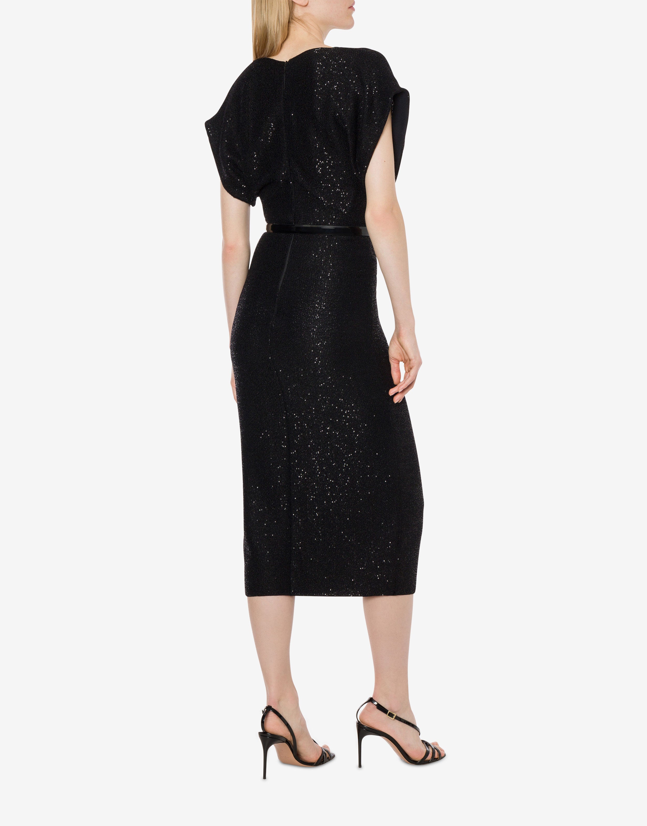 Abito stretch con paillettes、mySite、aoinhome