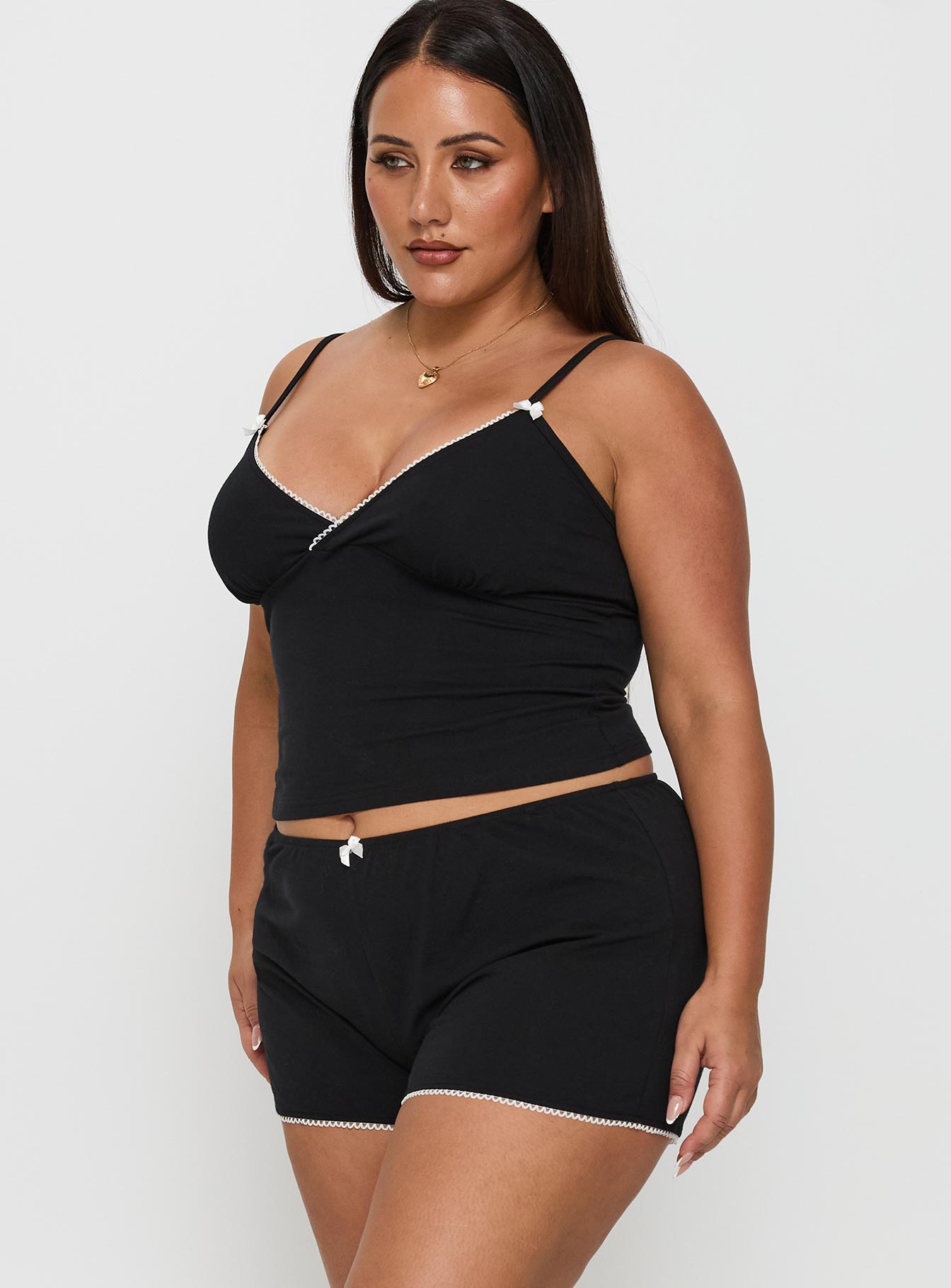 Slow Start Jersey Sleep Short Black Curve、mySite、solidvoid