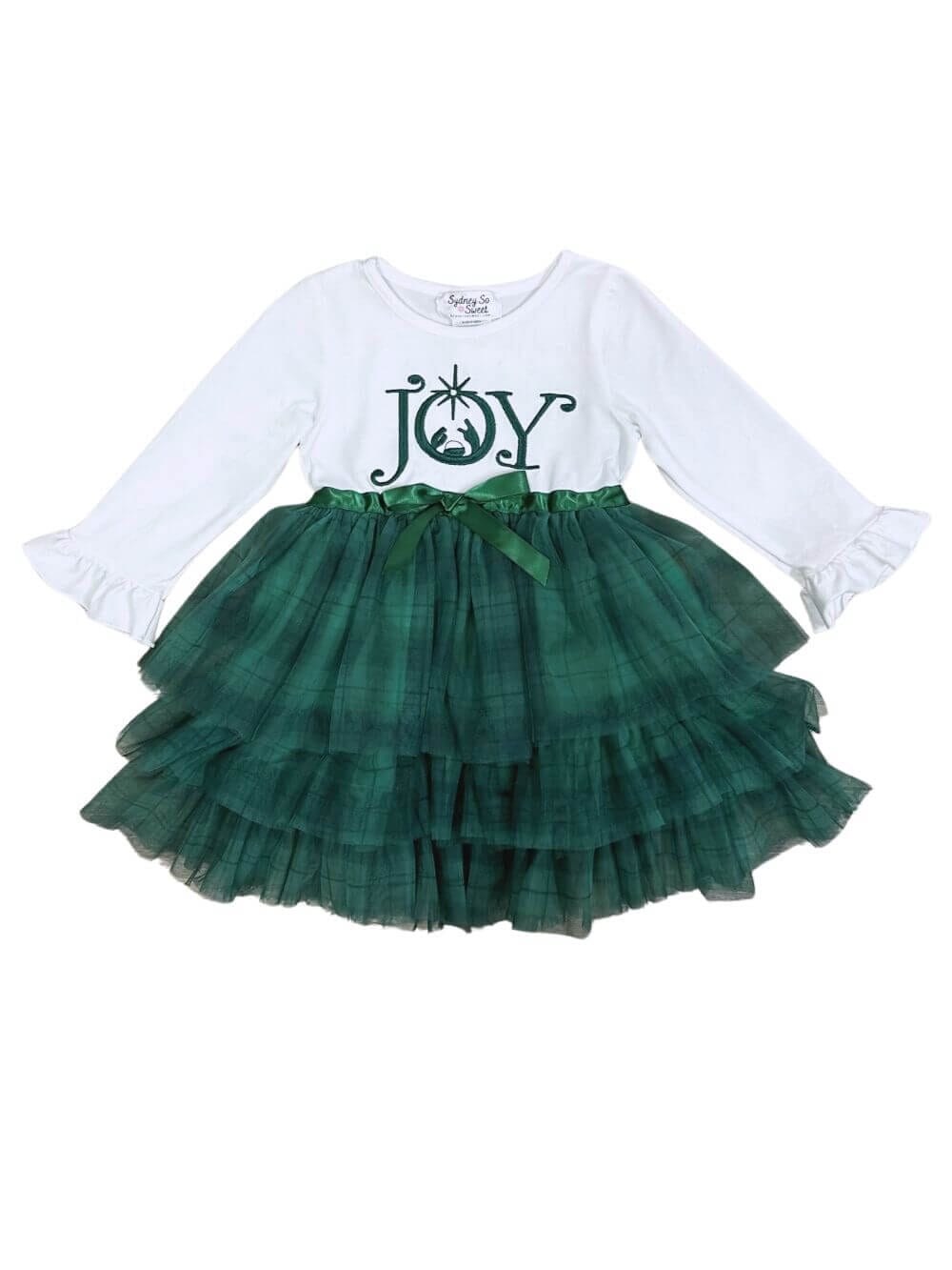 Joy to the World Christmas Nativity Girls Tutu Dress、mySite、camillekostekn