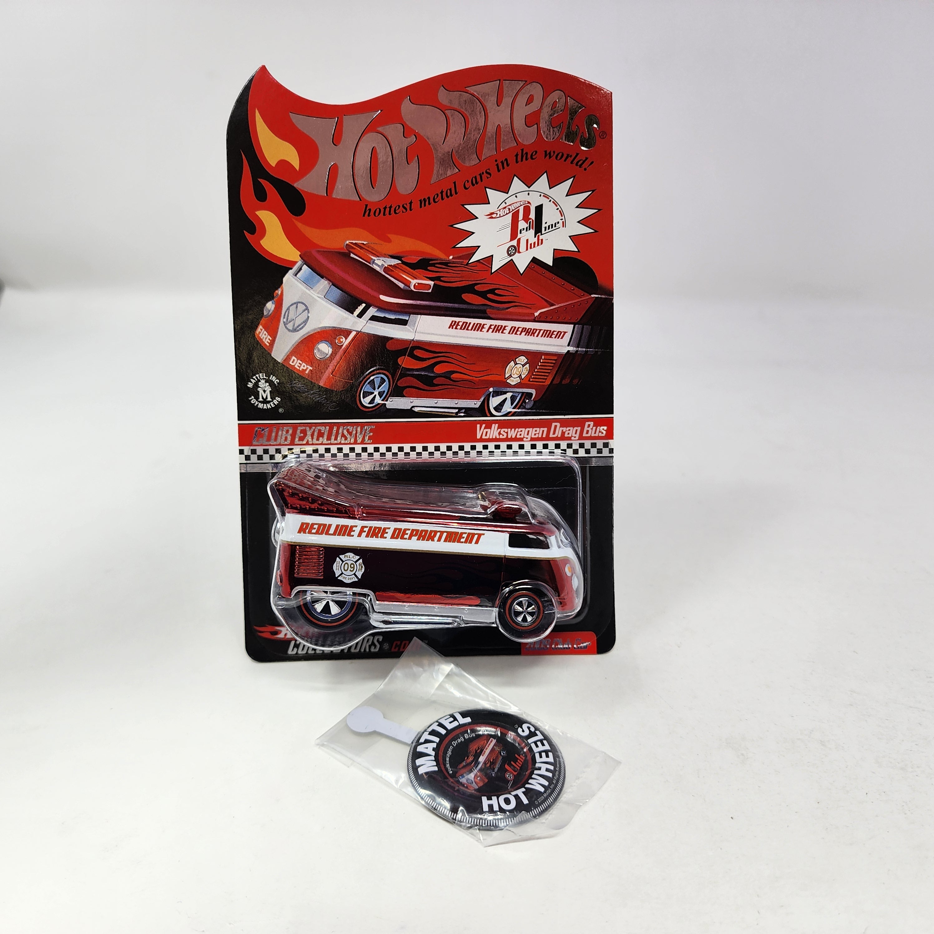 Volkswagen Drag Bus Redline Fire Department * Hot Wheels Red Line Club RLC Exclusive、mySite、hgirdovlk