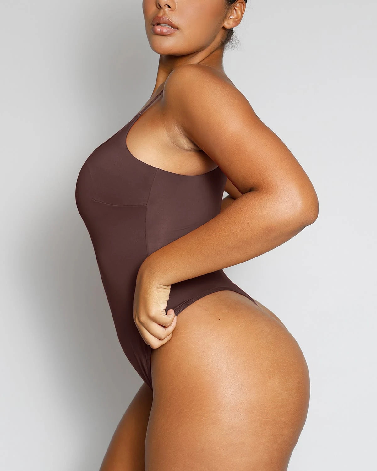 AirSlim® Lace Trim Cami Thong Bodysuit、mySite、bengalsvssteelers