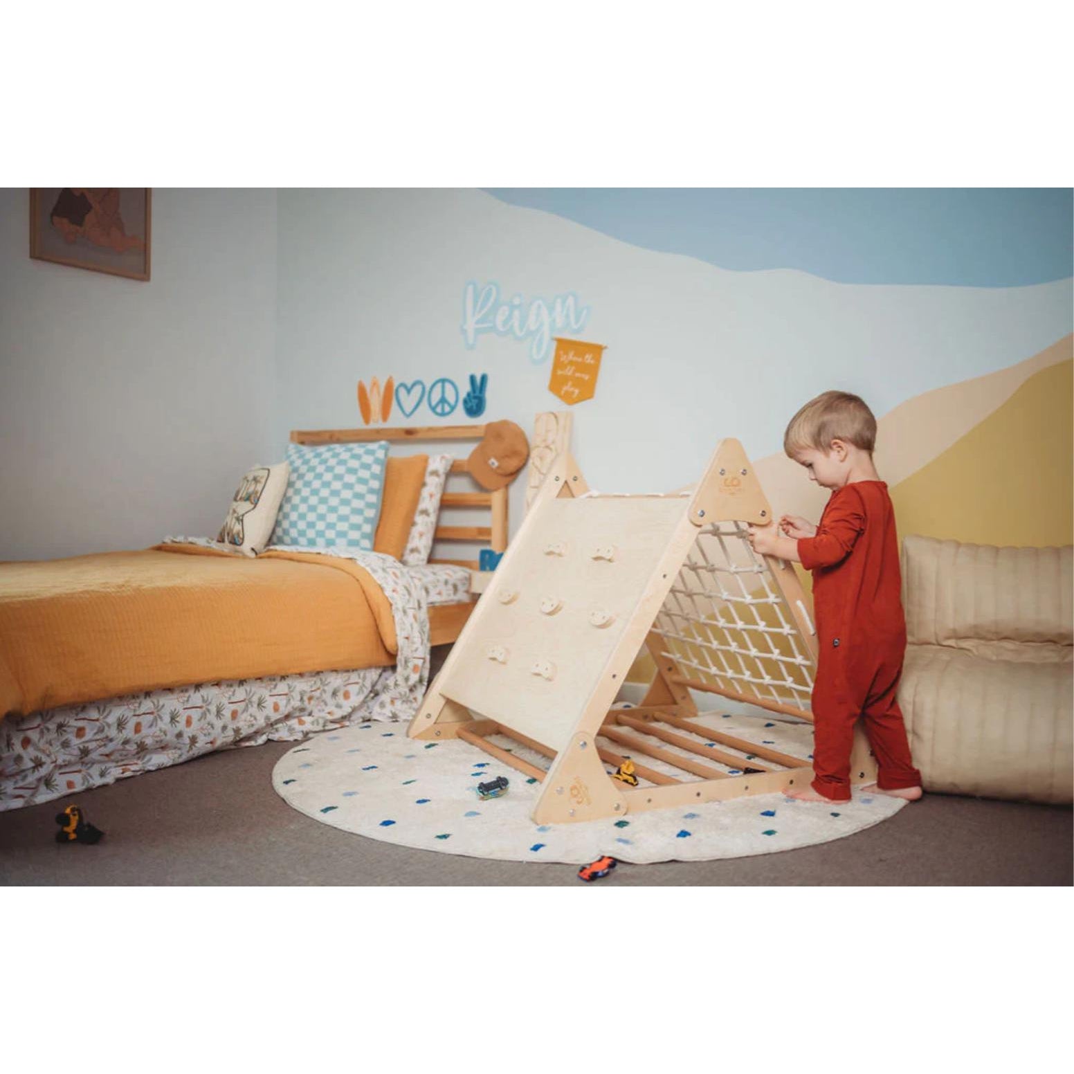 Cotton Berber Going Dotty Blue Round Washable Area Rug、mySite、gigharbornorthrealestate