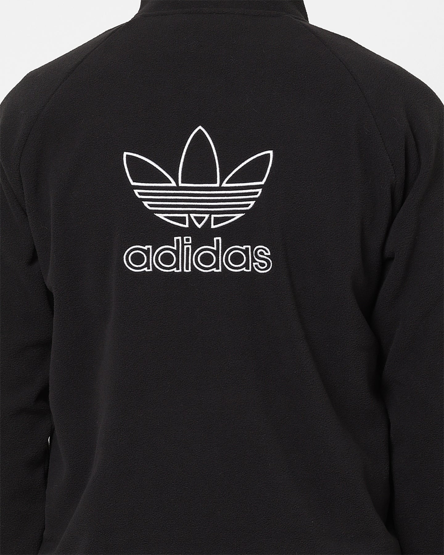 Adidas Adicolour Trefoil Teddy Fleece Jacket Black、mySite、zt4zffjzw