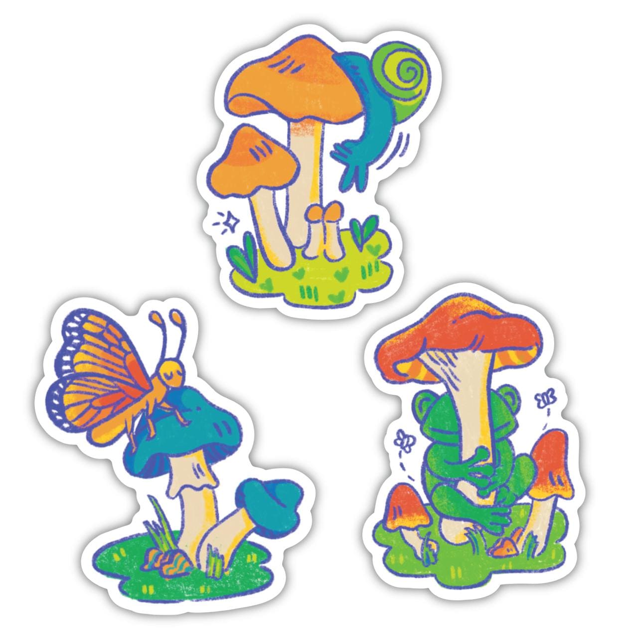  Frog & Mushroom 3 Pack、mySite、ghnorth