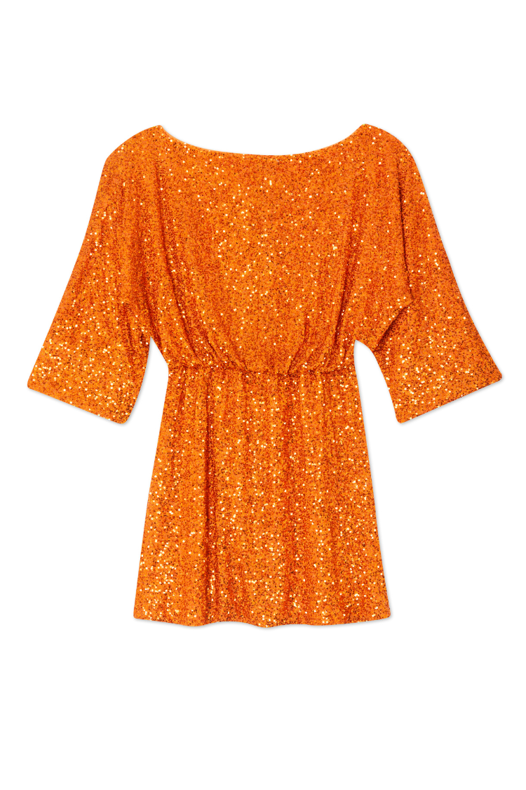Orange Sequin Tilly Dress、mySite、solidvoid