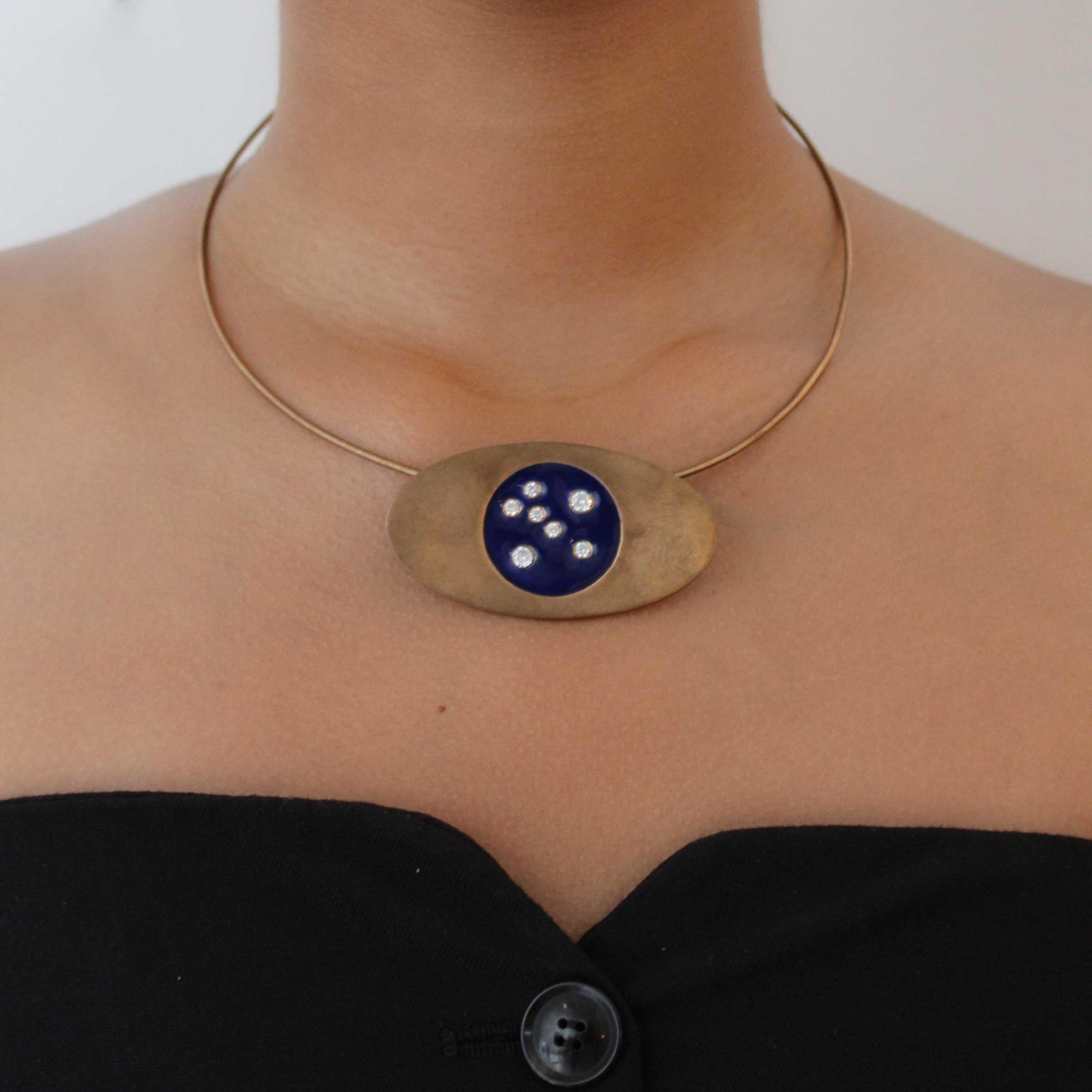 Bronze Necklace VEGA by Chiara Dynys for BABS Art Gallery - Limited Edition、mySite、neckold