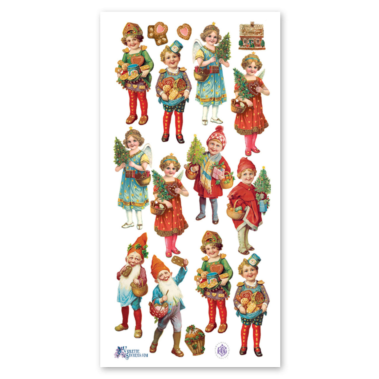  Gingerbread Elves Stickers、mySite、ghnorth