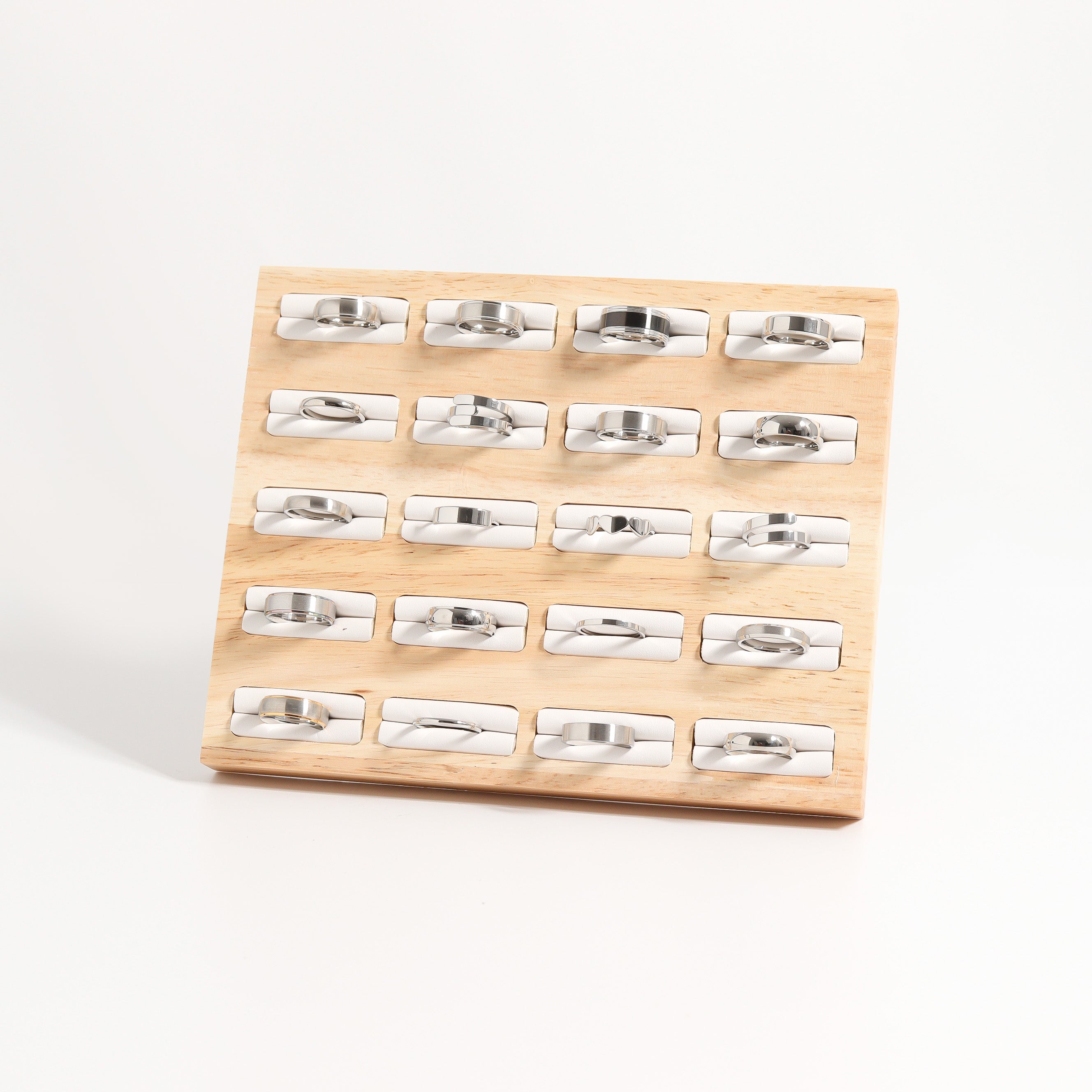 Stainless Steel Polished Beveled Edge Blank Ring / CFR9004、mySite、dreamappss