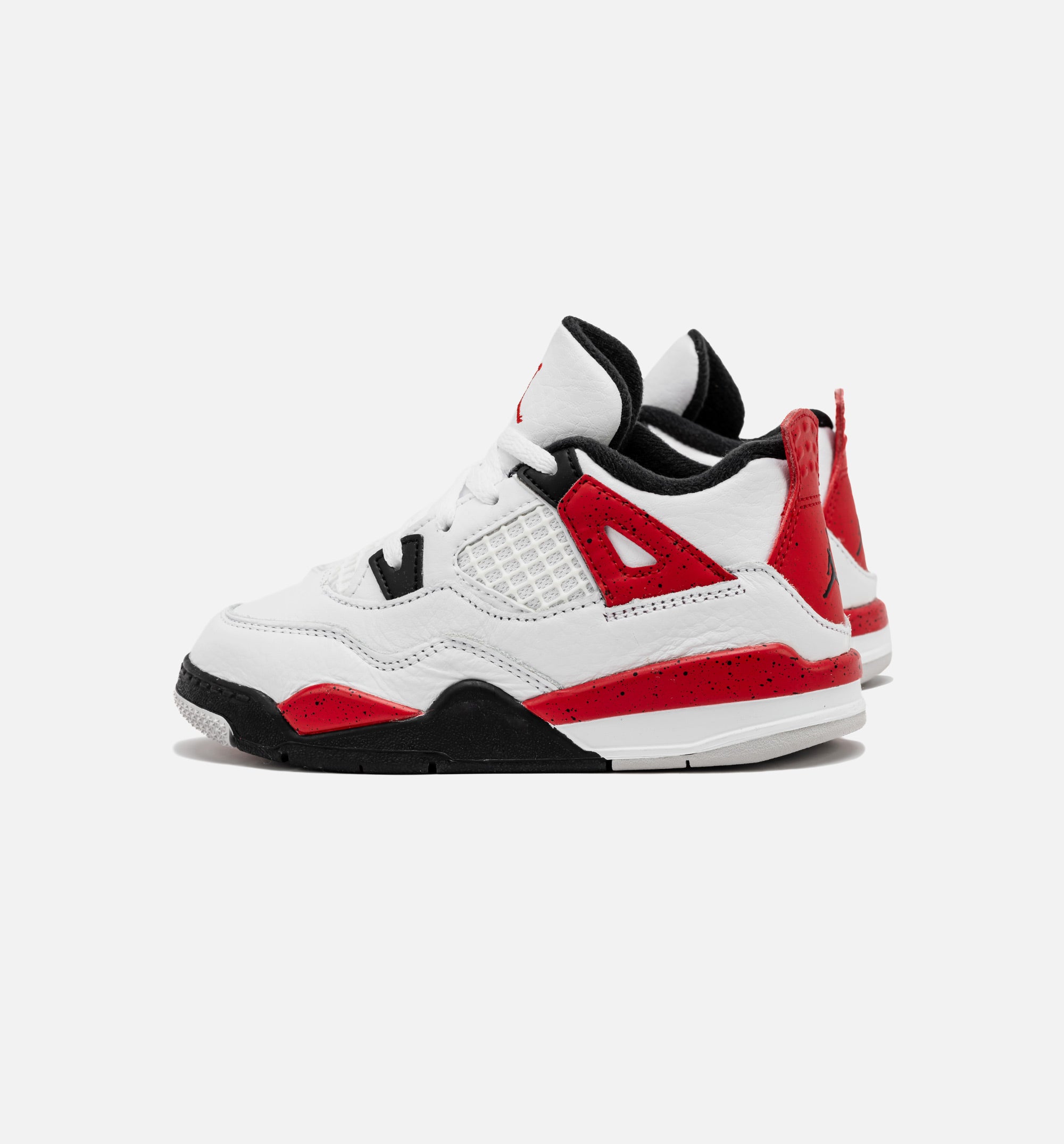 Air Jordan 4 Retro Red Cement Infant Toddler Lifestyle Shoe - White/Red、mySite、dreamappss