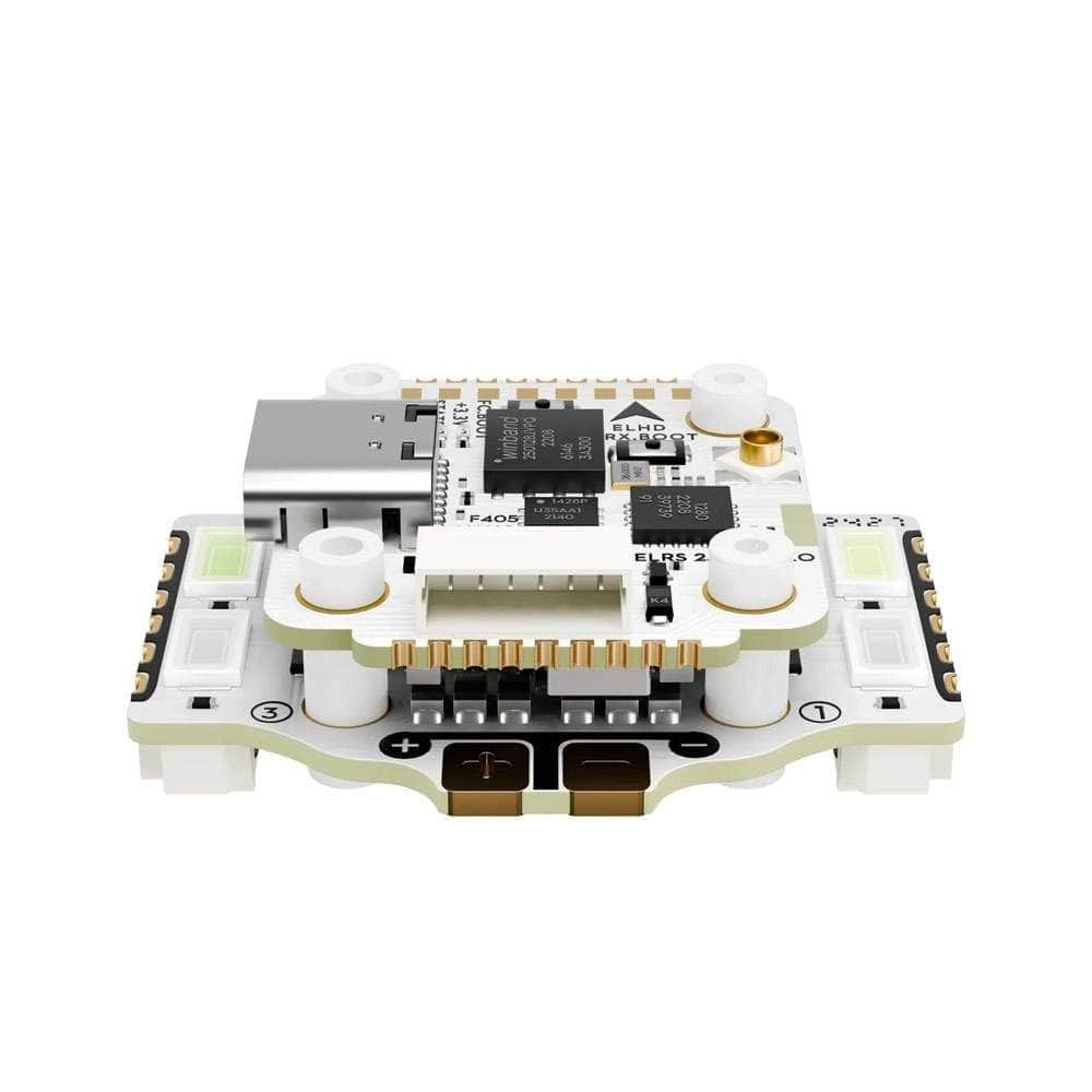  Flywoo GOKU V3 HD Stack - F4 FC + 20A 2-4S 4-in-1 BLHeli_S ESC w/ LED + ELRS 2.4GHz - 16x16、mySite、merchandisen