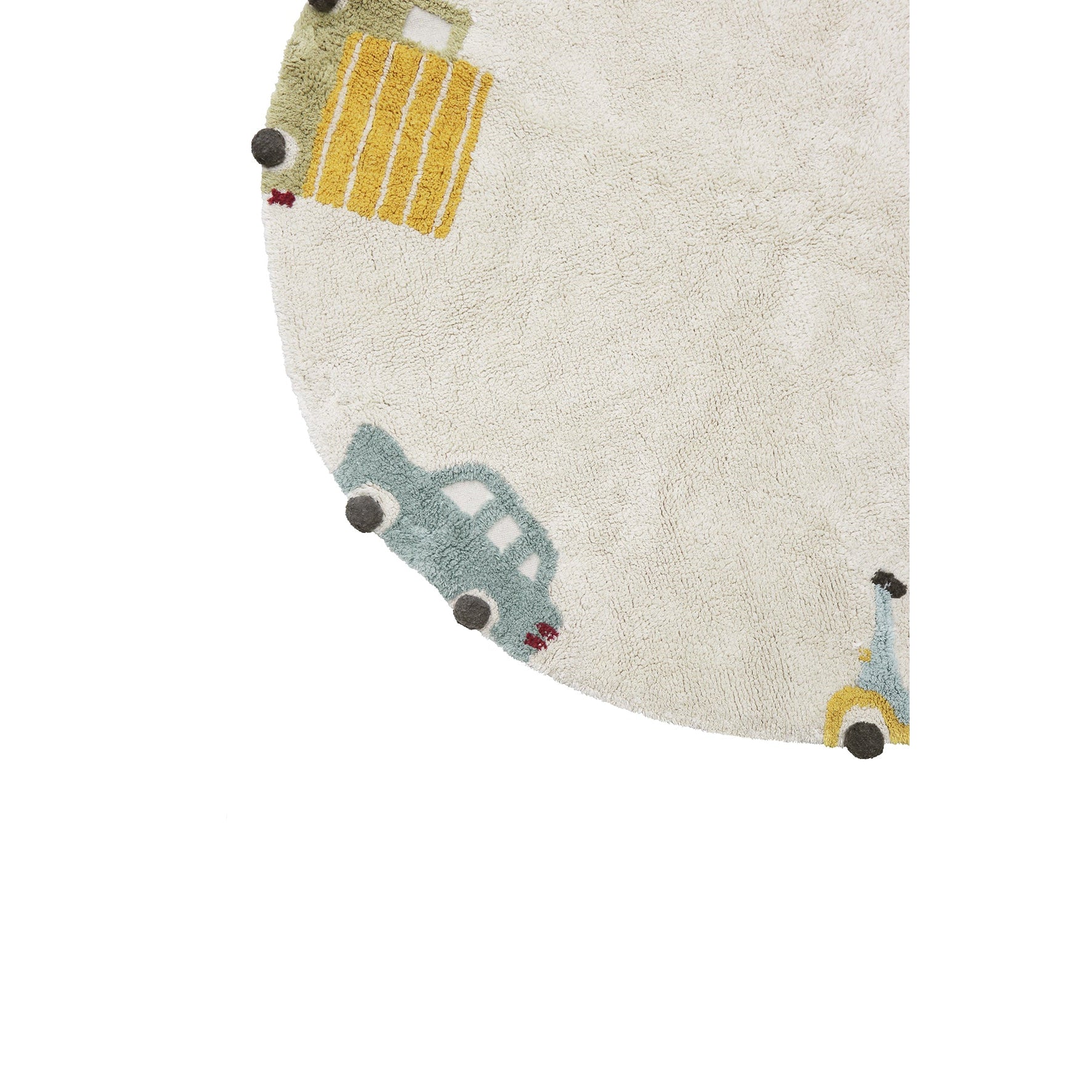 Eco-City Wheels Washable Round Area Rug、mySite、gigharbornorthrealestate