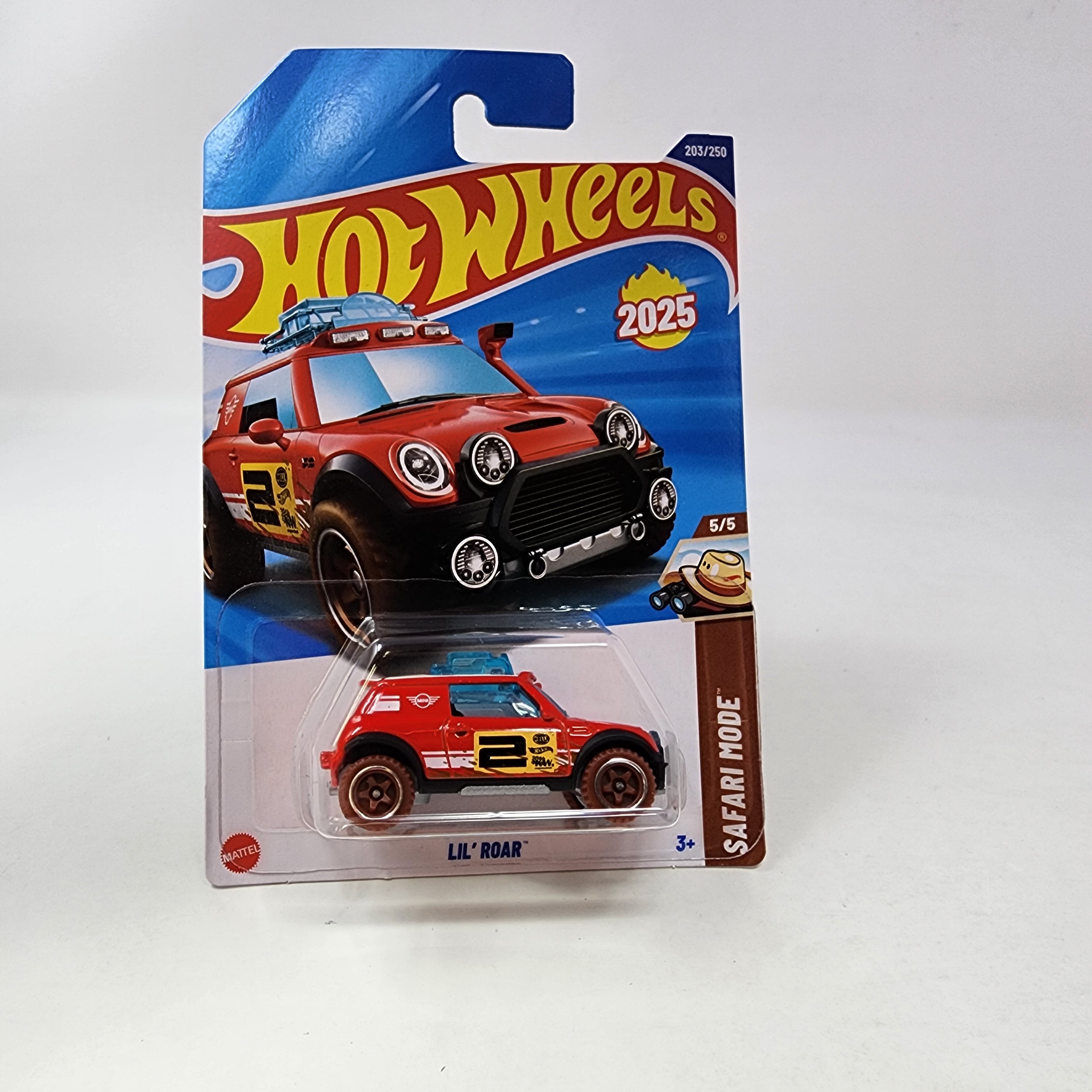 LIL' Roar #203 * RED * 2025 Hot Wheels NEW! K Case、mySite、hgirdovlk