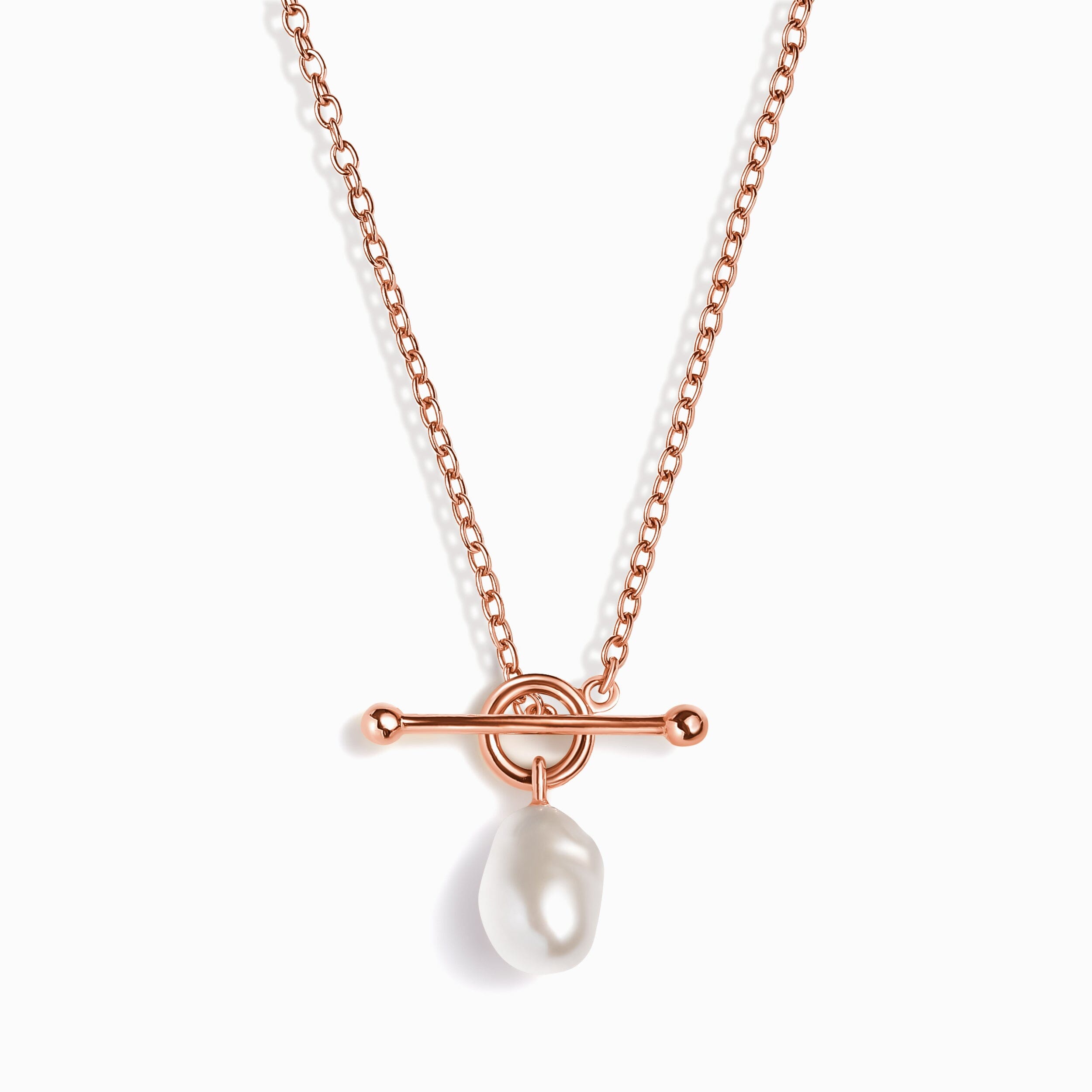 Baroque Pearl T-Lock Necklace - Naia、mySite、hinf8tx79