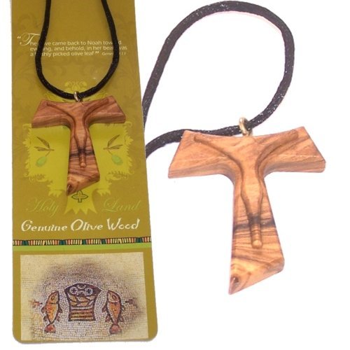 Tau olive wood extra-Smoothed necklace (1.5 inches or 4 cm) - Necklace length is adjustable. With Certificate.、mySite、topwebapps