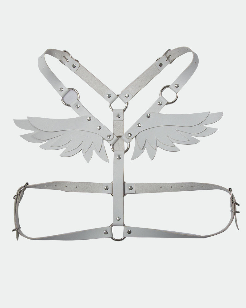 SM Supplies Stud Rhinestone Leather Wings、mySite、bengalsvssteelers